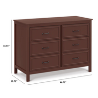 Thumbnail for DAVINCI Charlie 6-Drawer Double Dresser