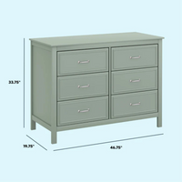 Thumbnail for DAVINCI Charlie 6-Drawer Double Dresser