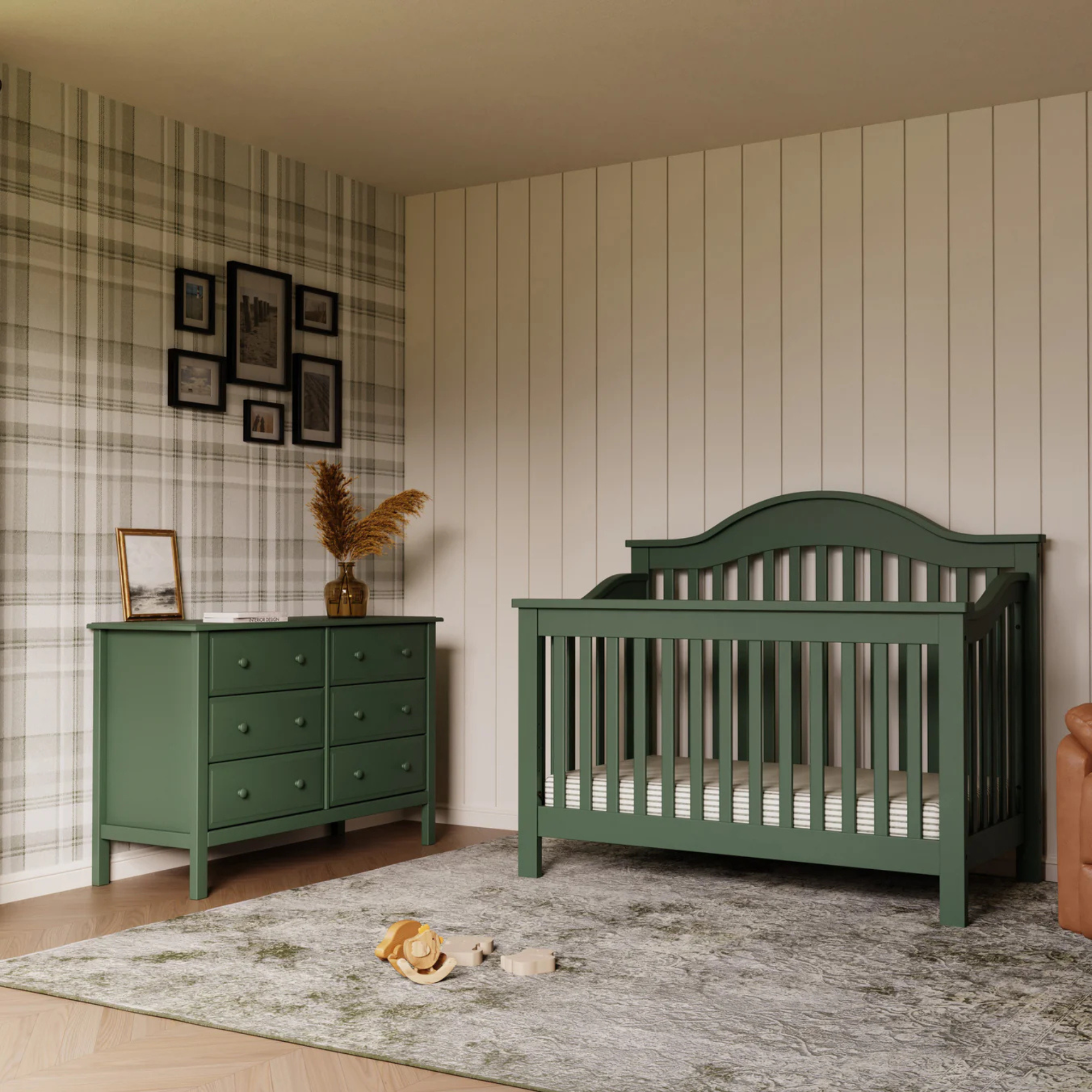 DAVINCI Jayden 6-Drawer Double Wide Dresser
