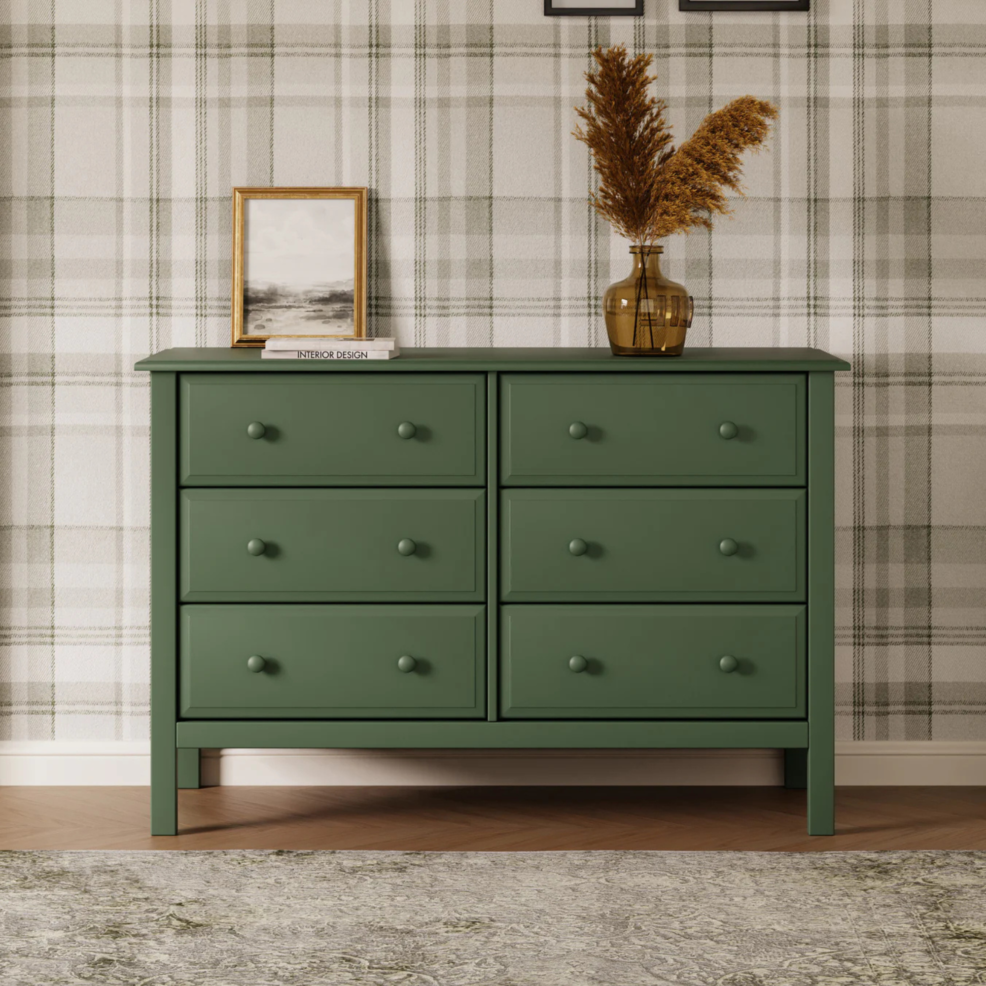 DAVINCI Jayden 6-Drawer Double Wide Dresser