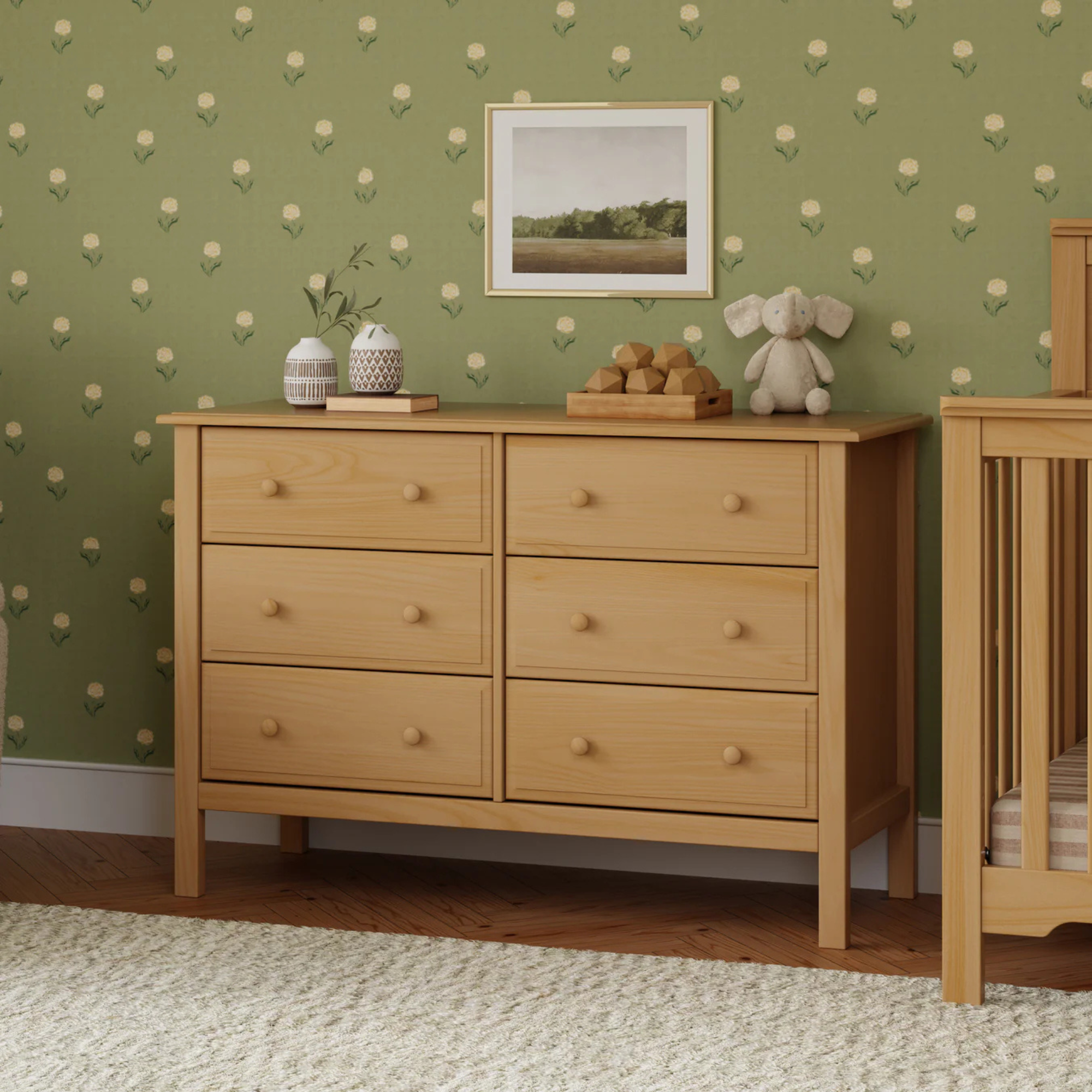 DAVINCI Jayden 6-Drawer Double Wide Dresser