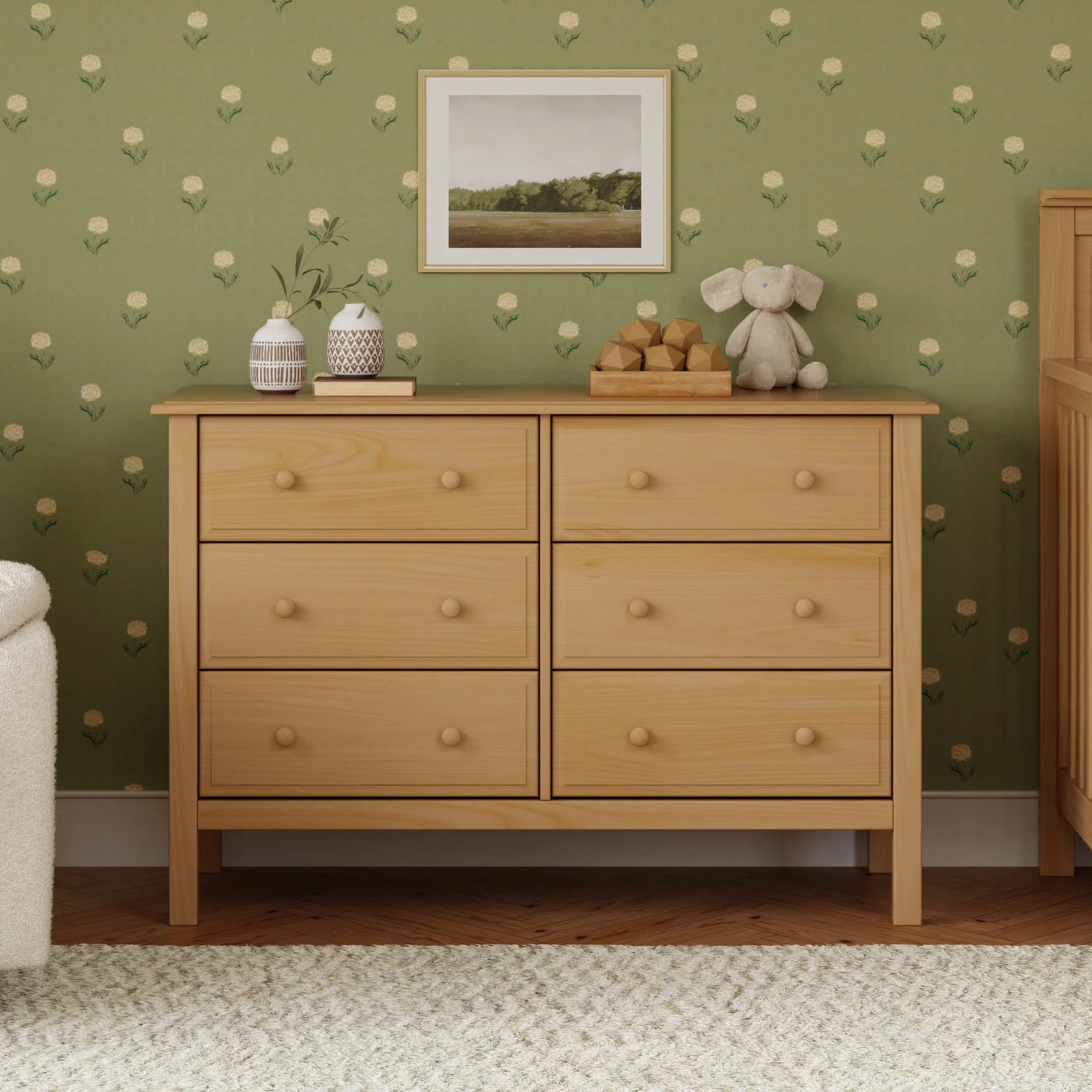 DAVINCI Jayden 6-Drawer Double Wide Dresser