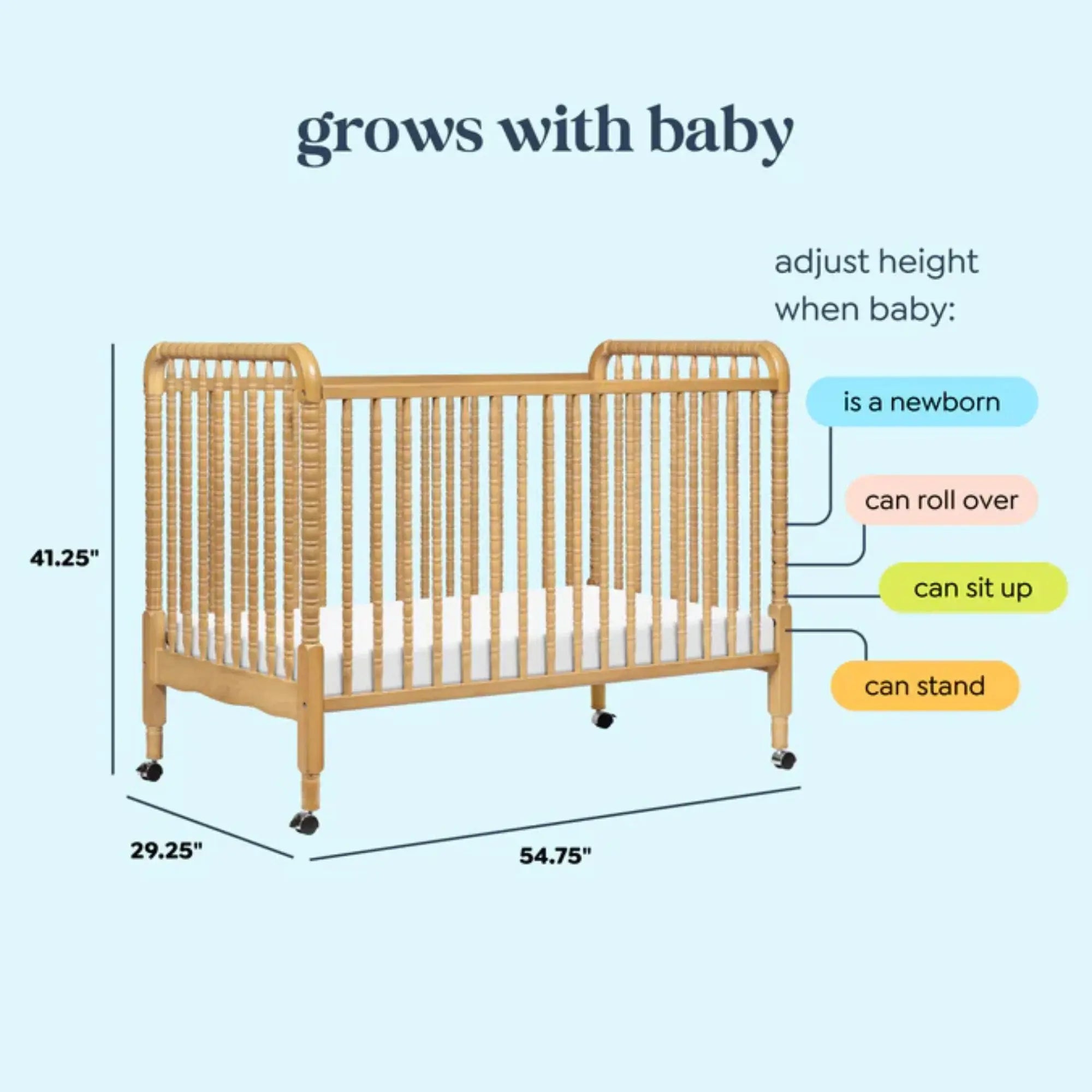 DAVINCI Jenny Lind 3-in-1 Convertible Crib