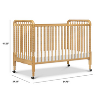 Thumbnail for DAVINCI Jenny Lind 3-in-1 Convertible Crib