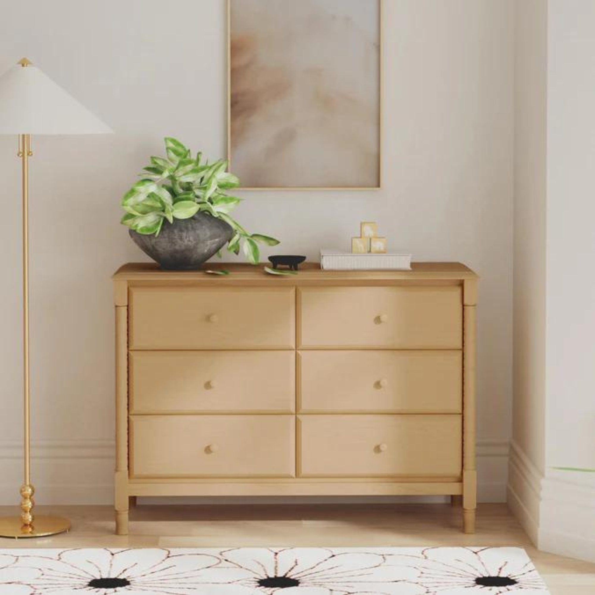 DAVINCI Jenny Lind Spindle 6-Drawer Dresser | Kido Bebe DAVINCI Jenny Lind Spindle 6-Drawer Dresser | Kido Bebe