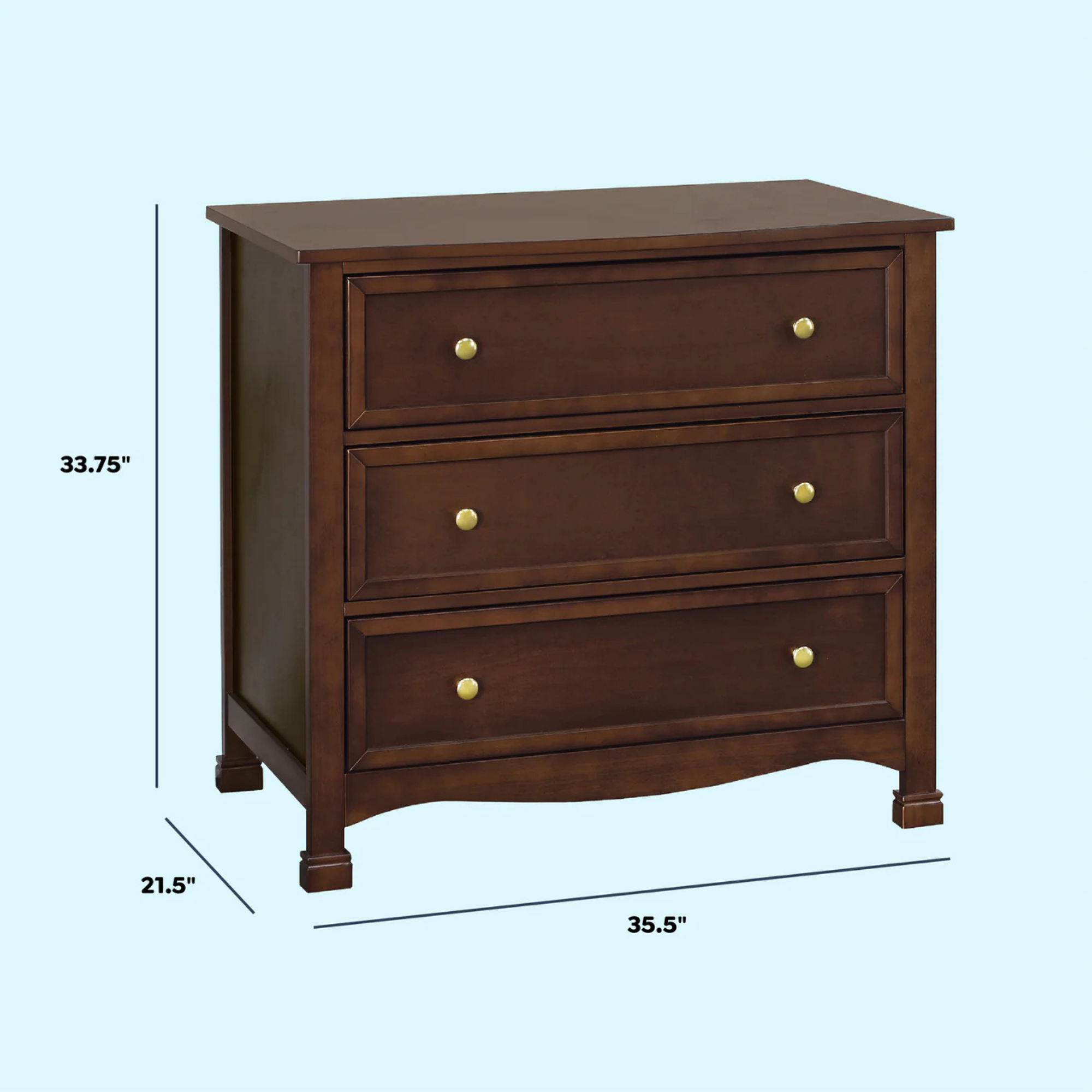 DAVINCI Kalani 3-Drawer Dresser