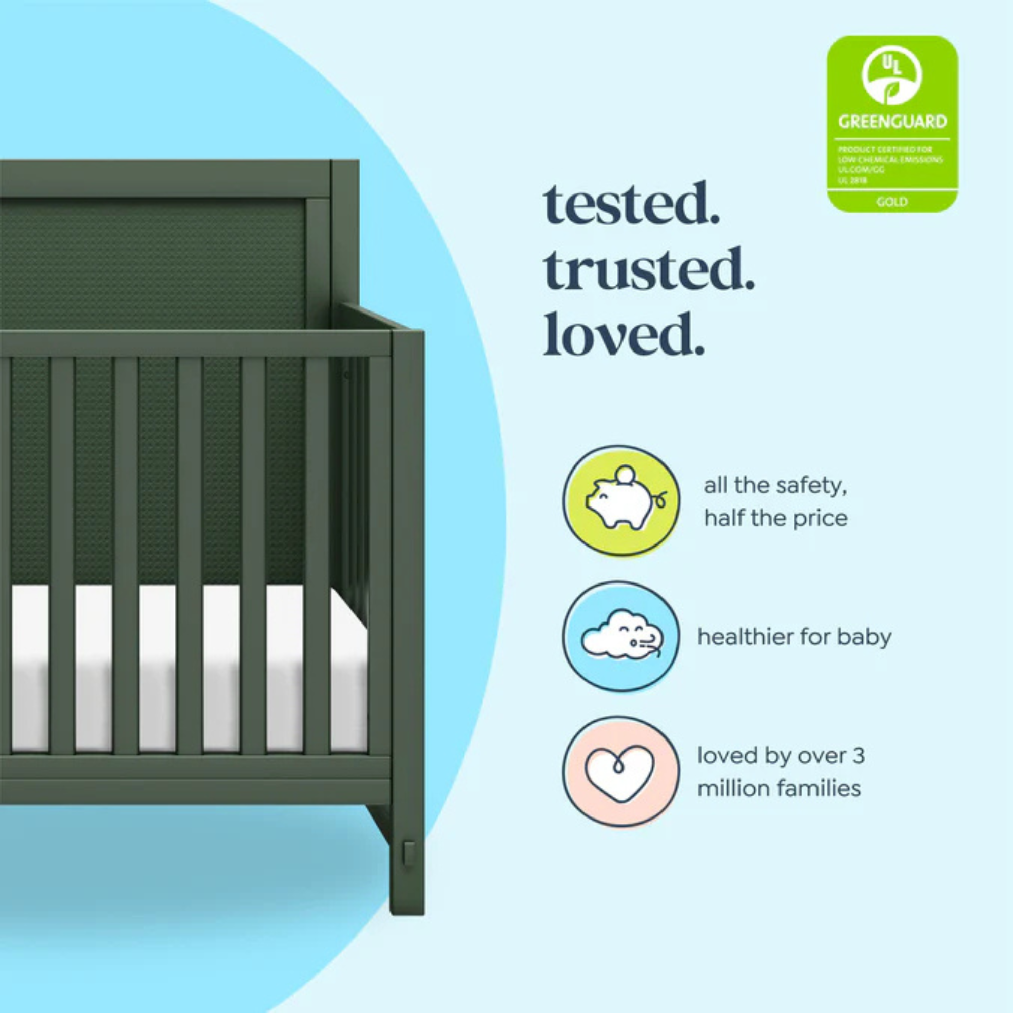 Lit bébé convertible 4 en 1 DAVINCI Margot