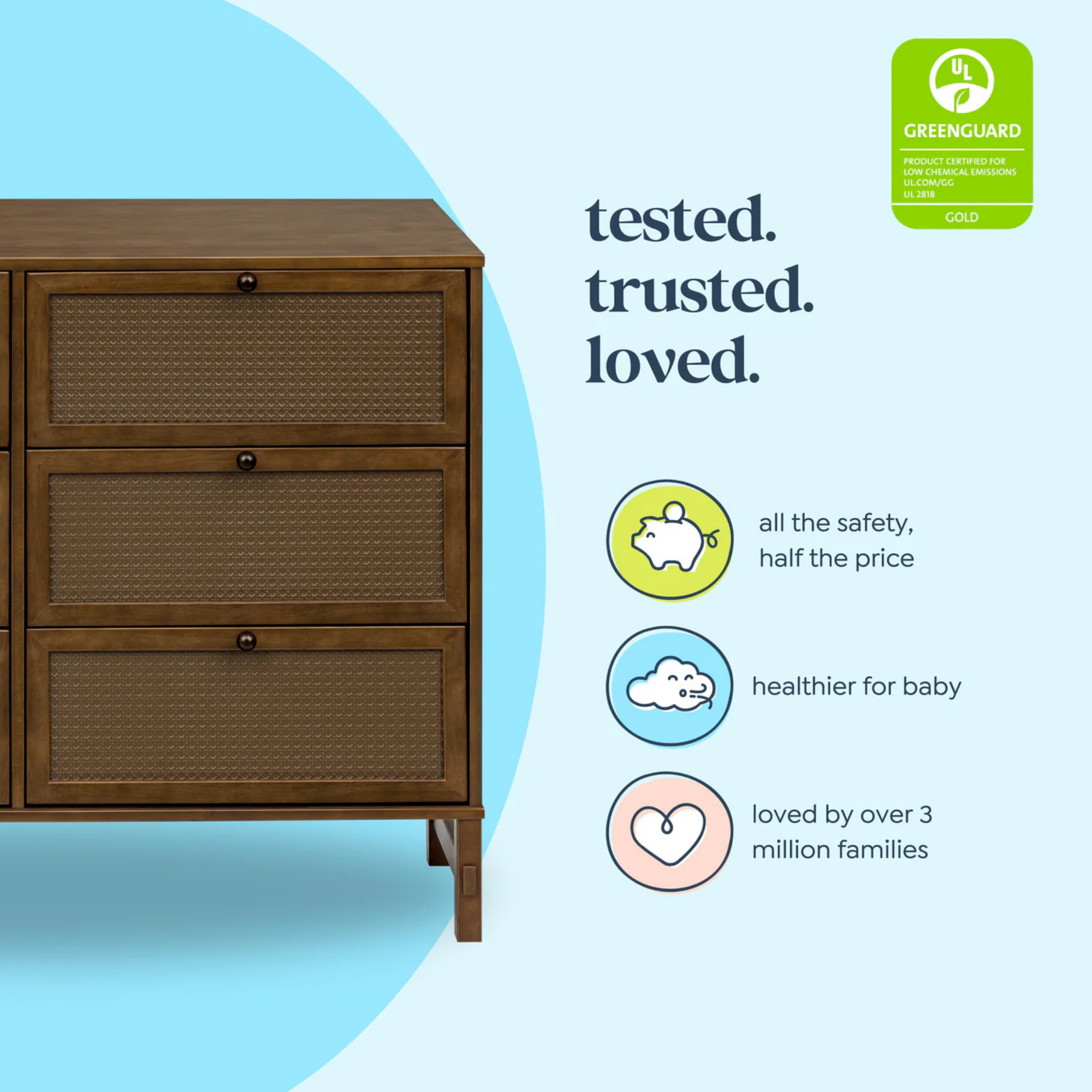 DAVINCI Margot 6-Drawer Dresser