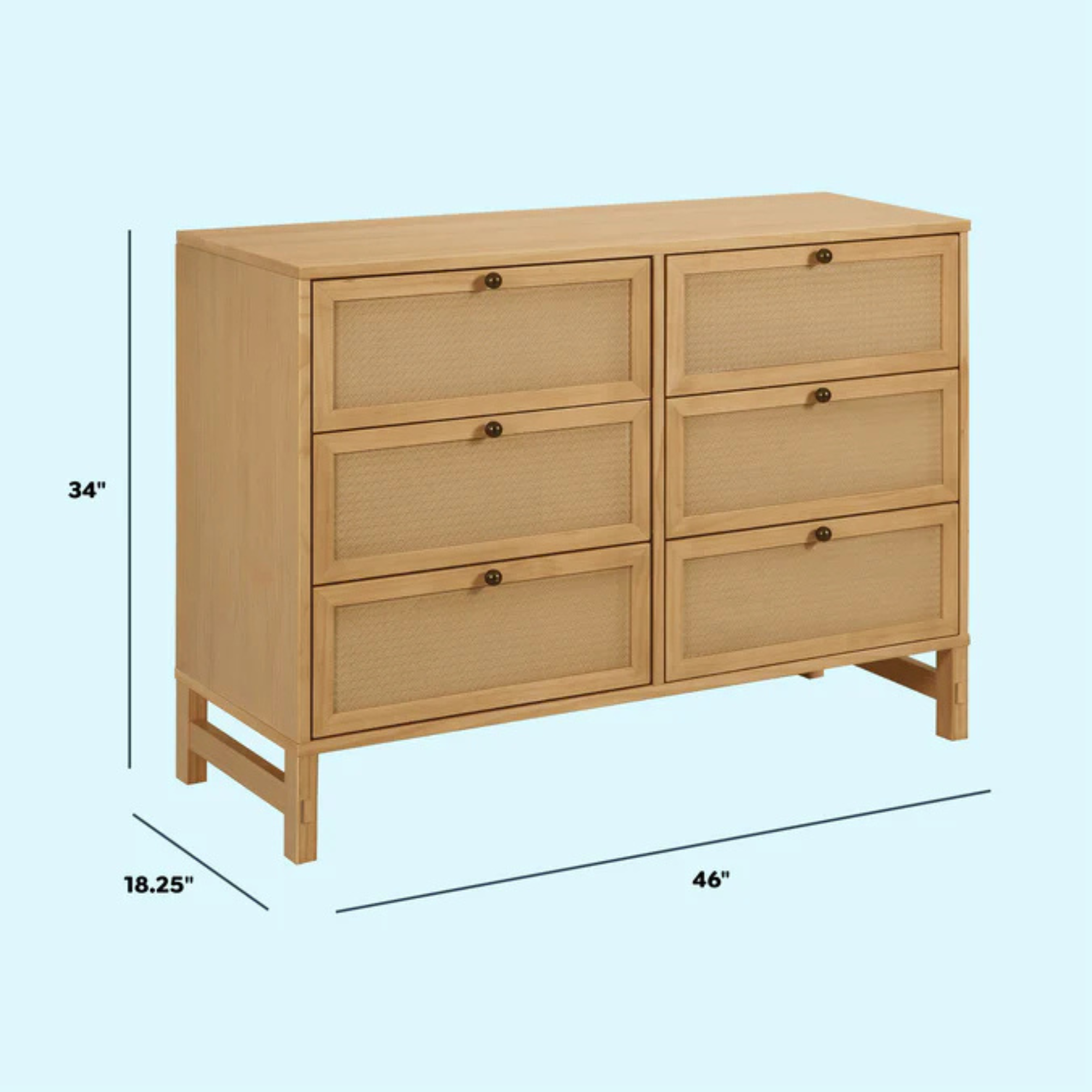 DAVINCI Margot 6-Drawer Dresser