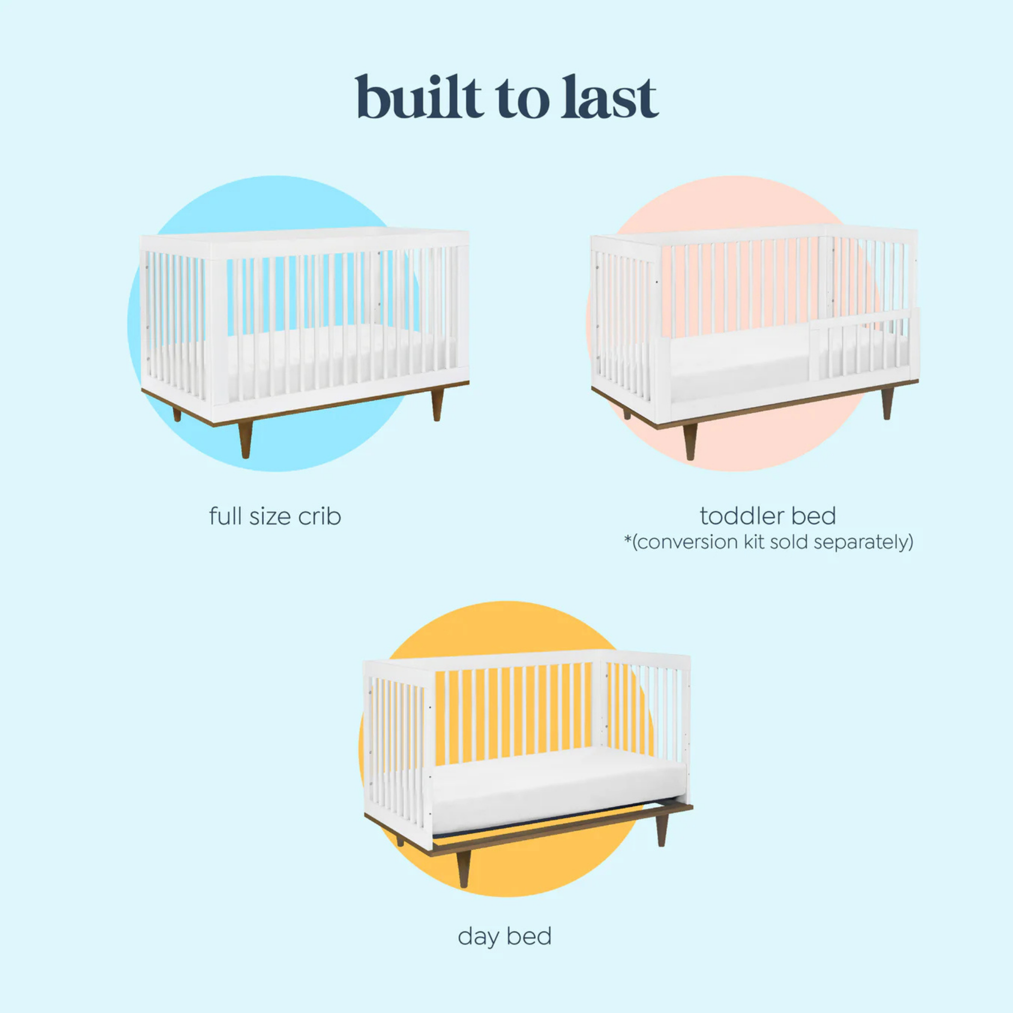 DAVINCI Marley 3-In-1 Convertible Crib