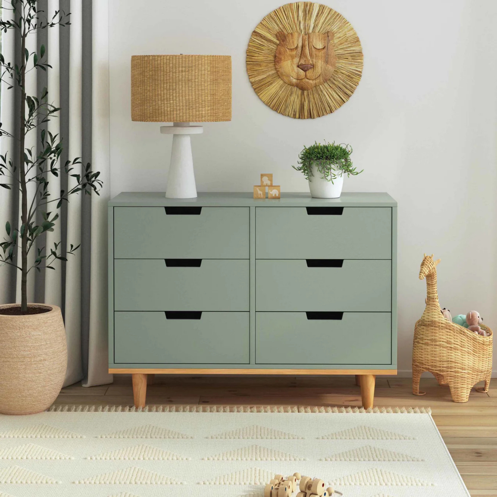 DAVINCI | Marley 6-Drawer Double Dresser | Kido Bebe DAVINCI | Marley 6-Drawer Double Dresser | Kido Bebe