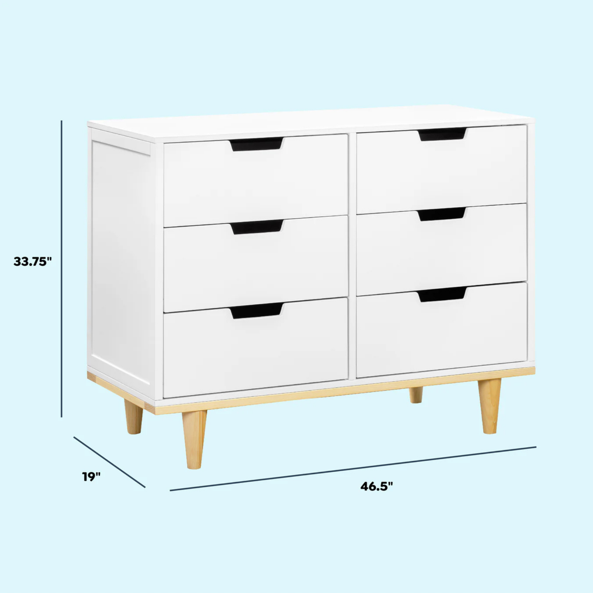 DAVINCI Marley 6-Drawer Double Dresser