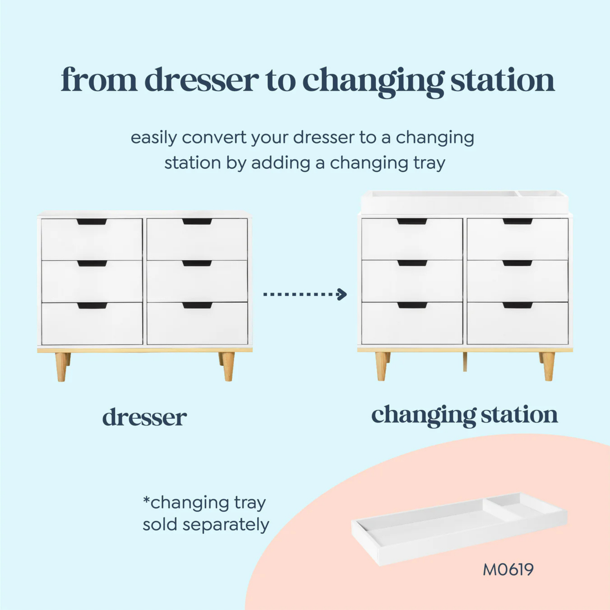 DAVINCI Marley 6-Drawer Double Dresser