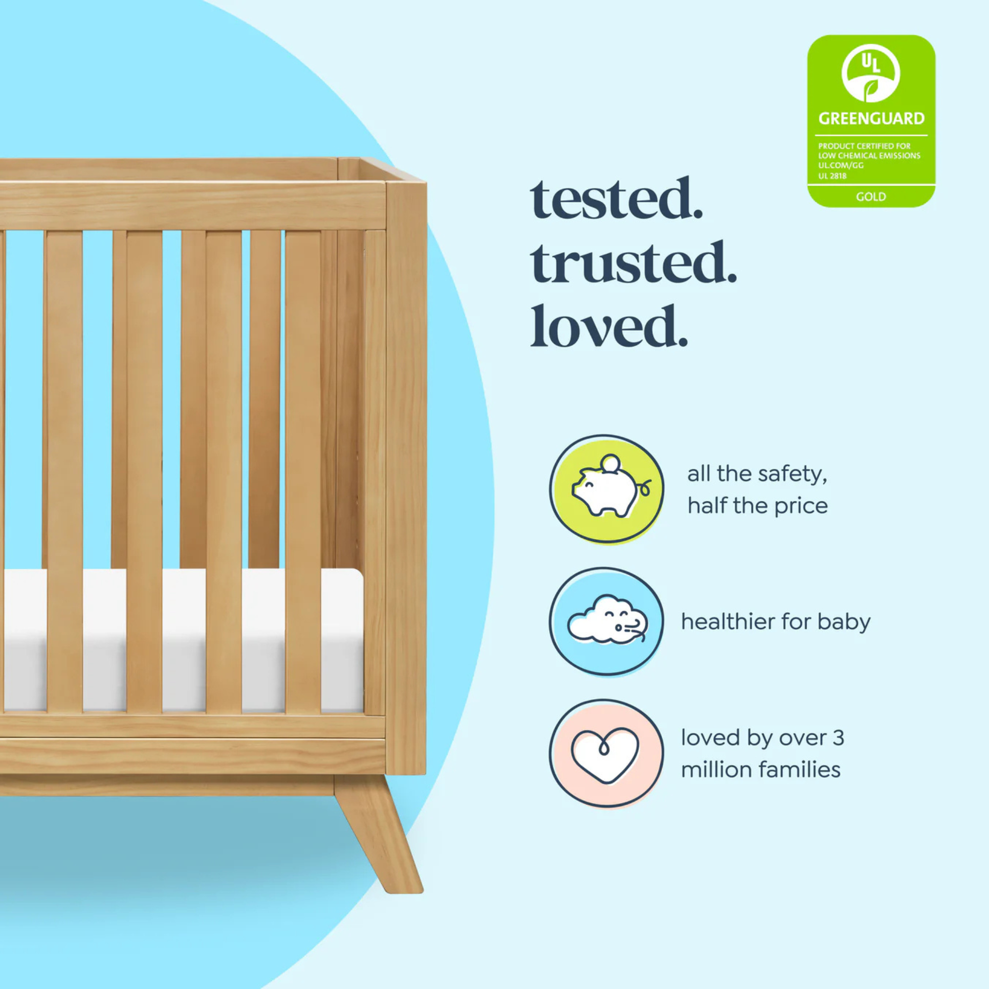 Mini-berceau convertible 3 en 1 DAVINCI Otto