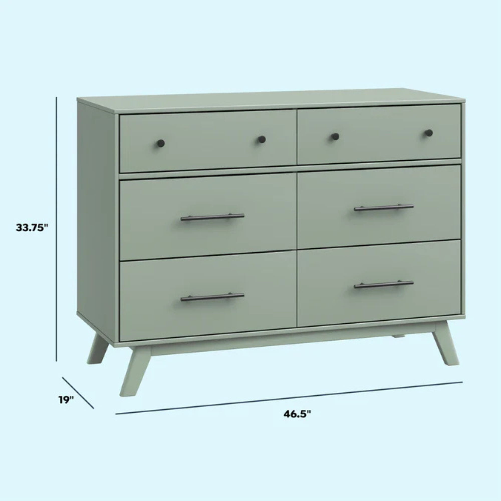 Commode 6 tiroirs DAVINCI Otto