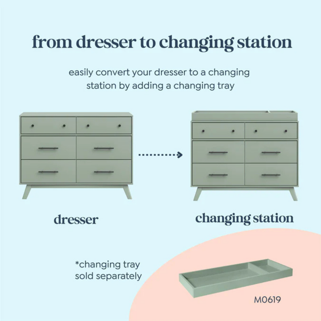 DAVINCI Otto 6-Drawer Dresser