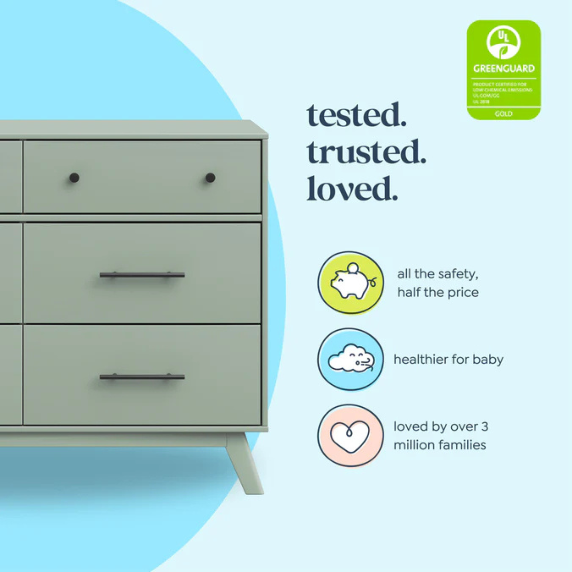 Commode 6 tiroirs DAVINCI Otto