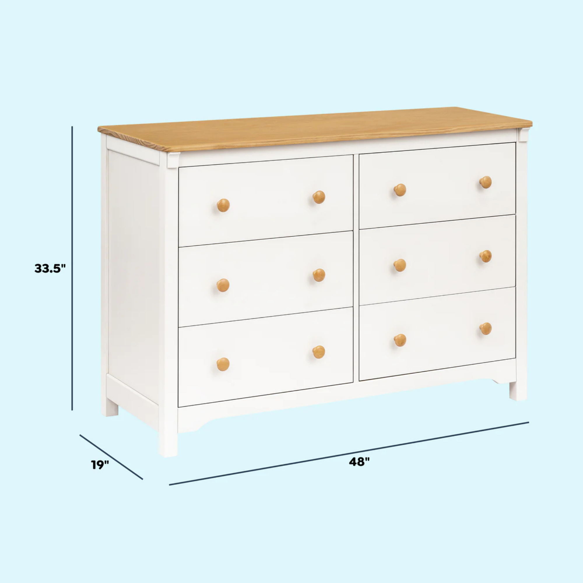 DAVINCI Shea 6-Drawer Dresser