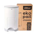 DÉKOR Eko Classic Diaper Pail White