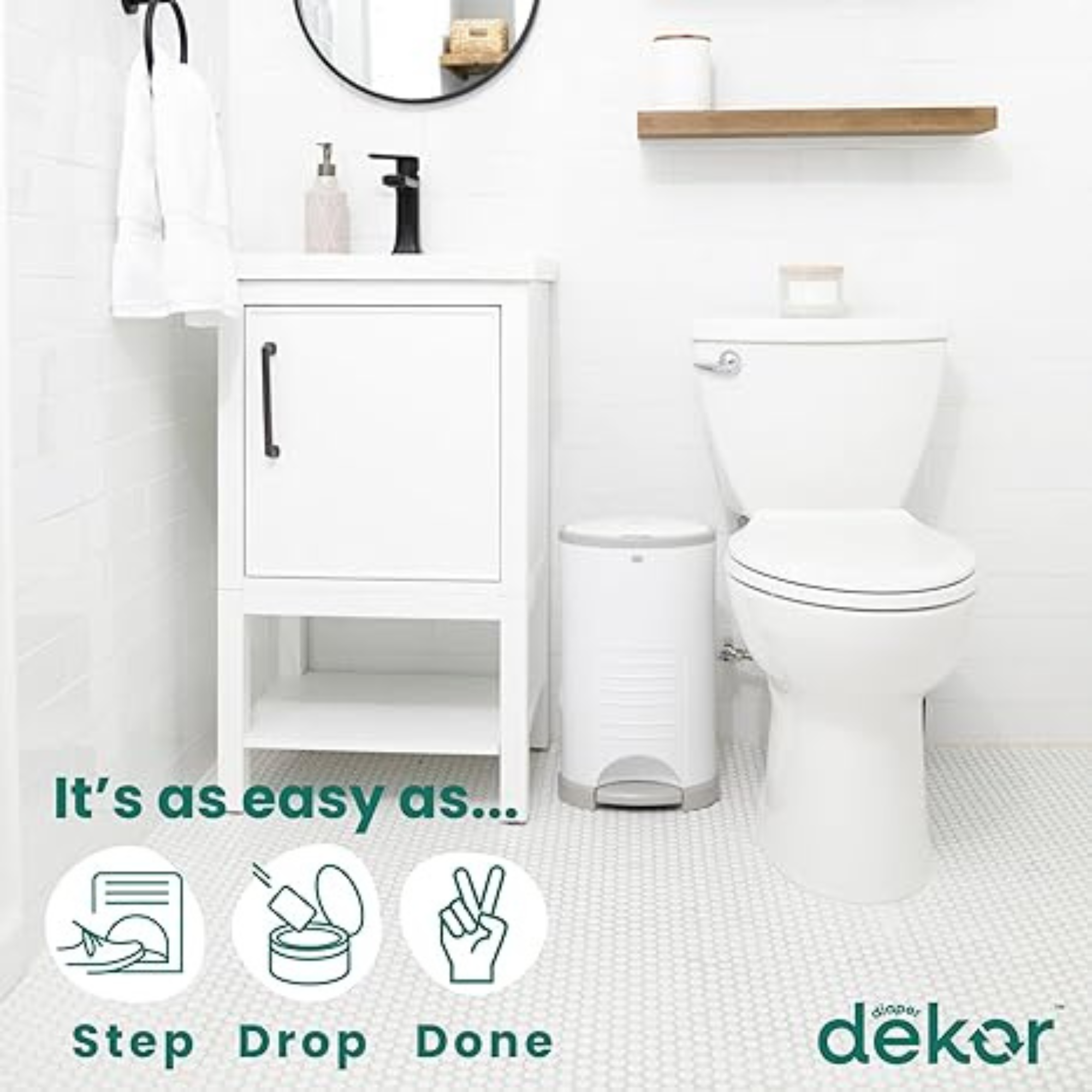 DÉKOR Eko Plus Diaper Pail Refill 2 Pack