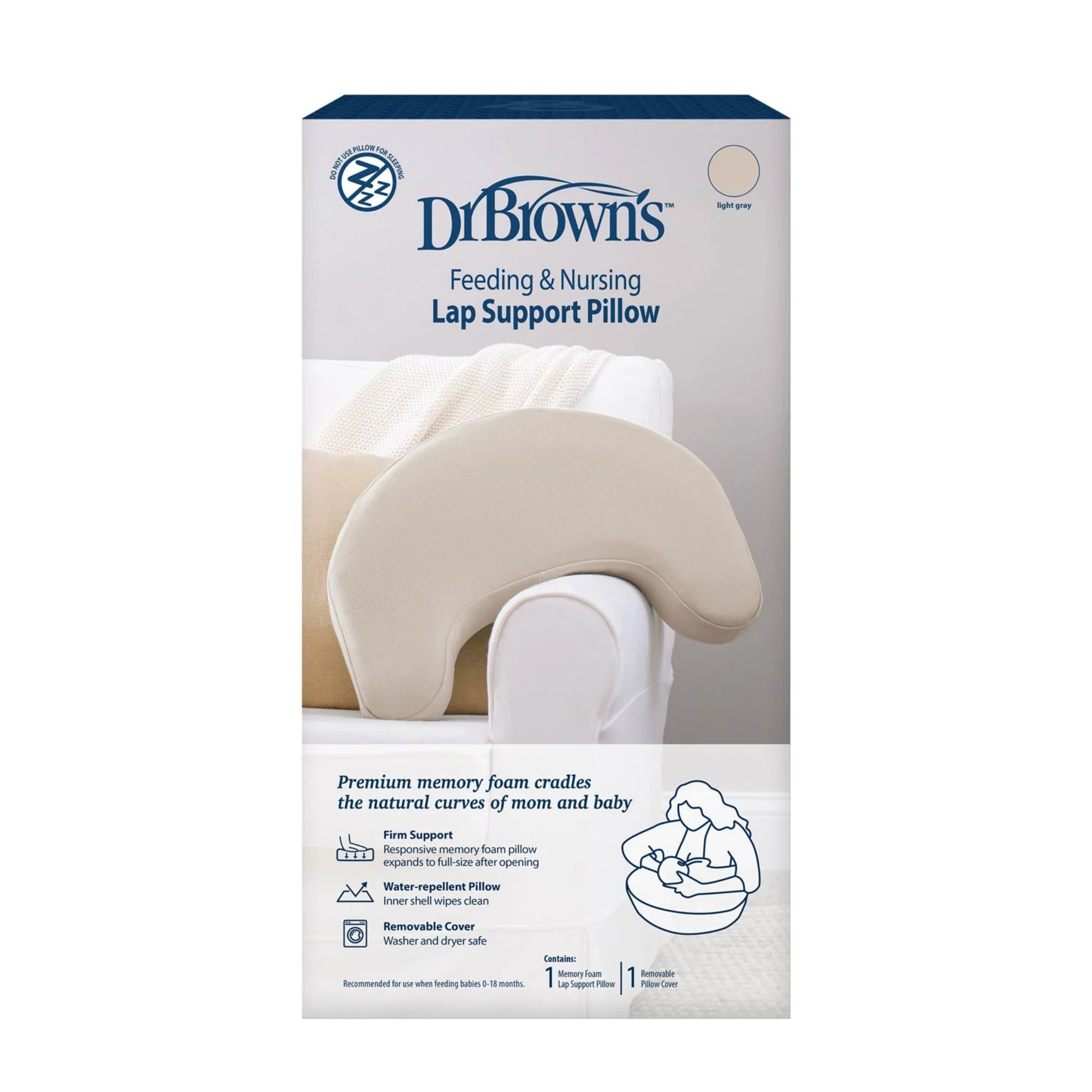 DR. BROWN'S Feeding and Nursing Lap Support Pillow