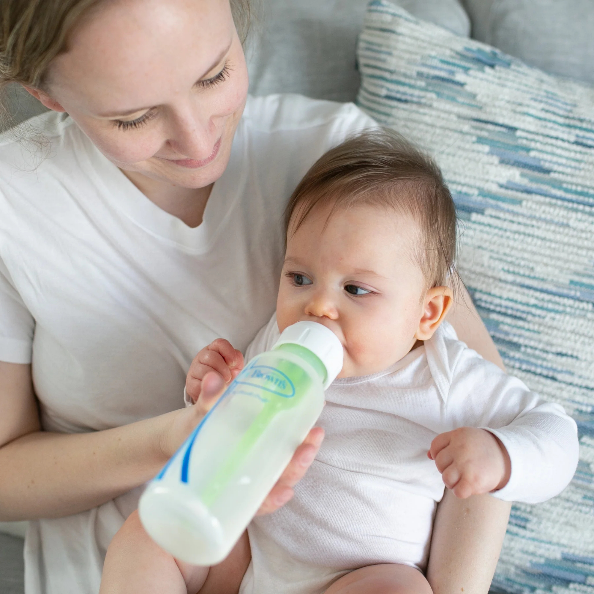 DR. BROWN'S Options+ Narrow Baby Bottle 8oz (1-Pack) Level 1 Slow Nipple