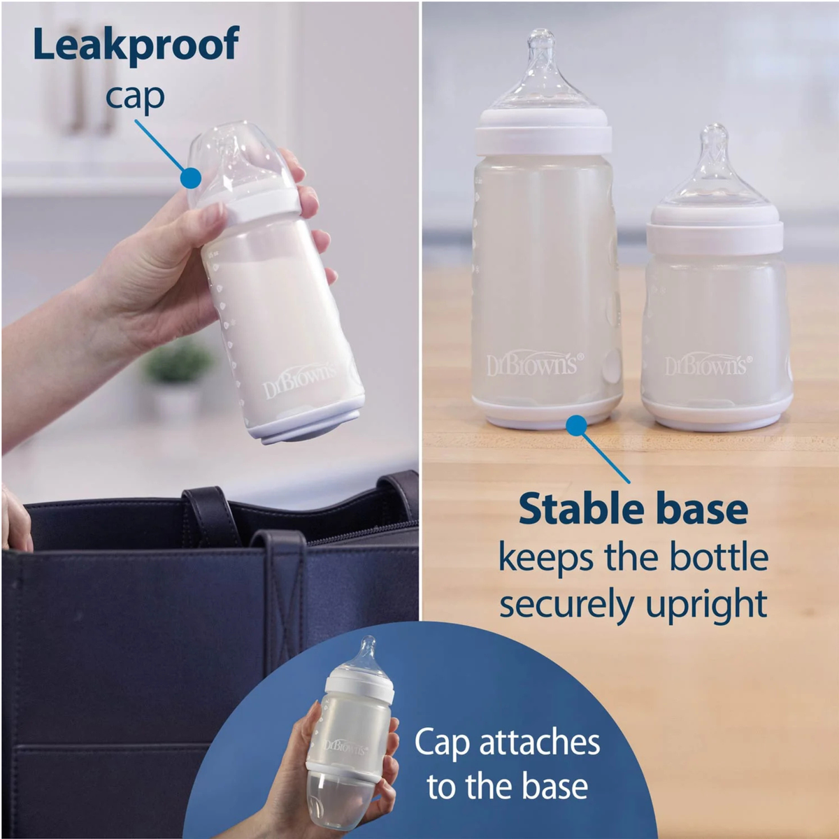 DR. BROWN'S Wide Neck Silicone Bottle