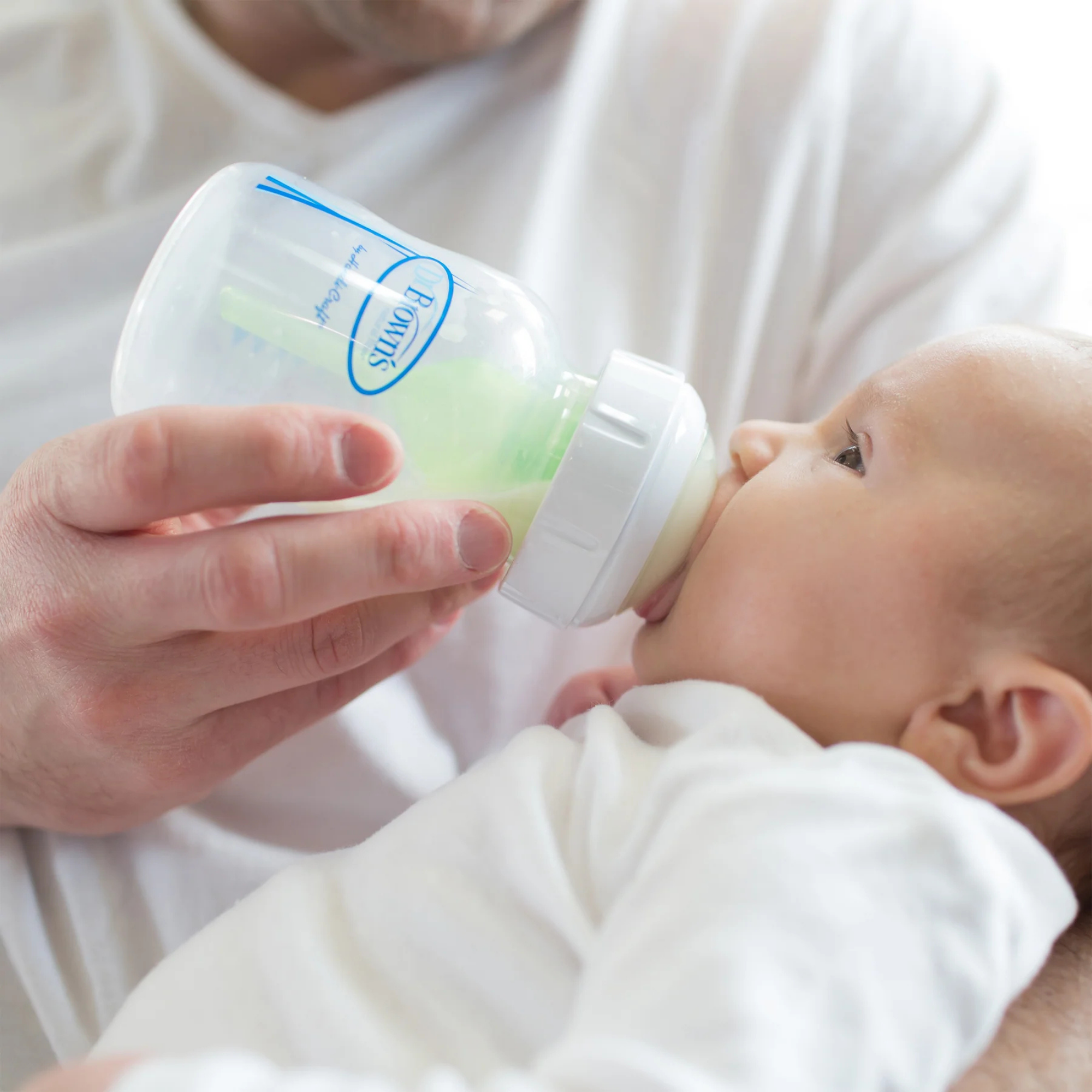 DR. BROWN'S Natural Flow Wide Baby Bottle Silicone Nipple (2-Pack)