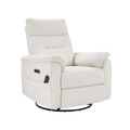 DREAM ON ME Halifax Electric Swivel Glider & Recliner with Massage