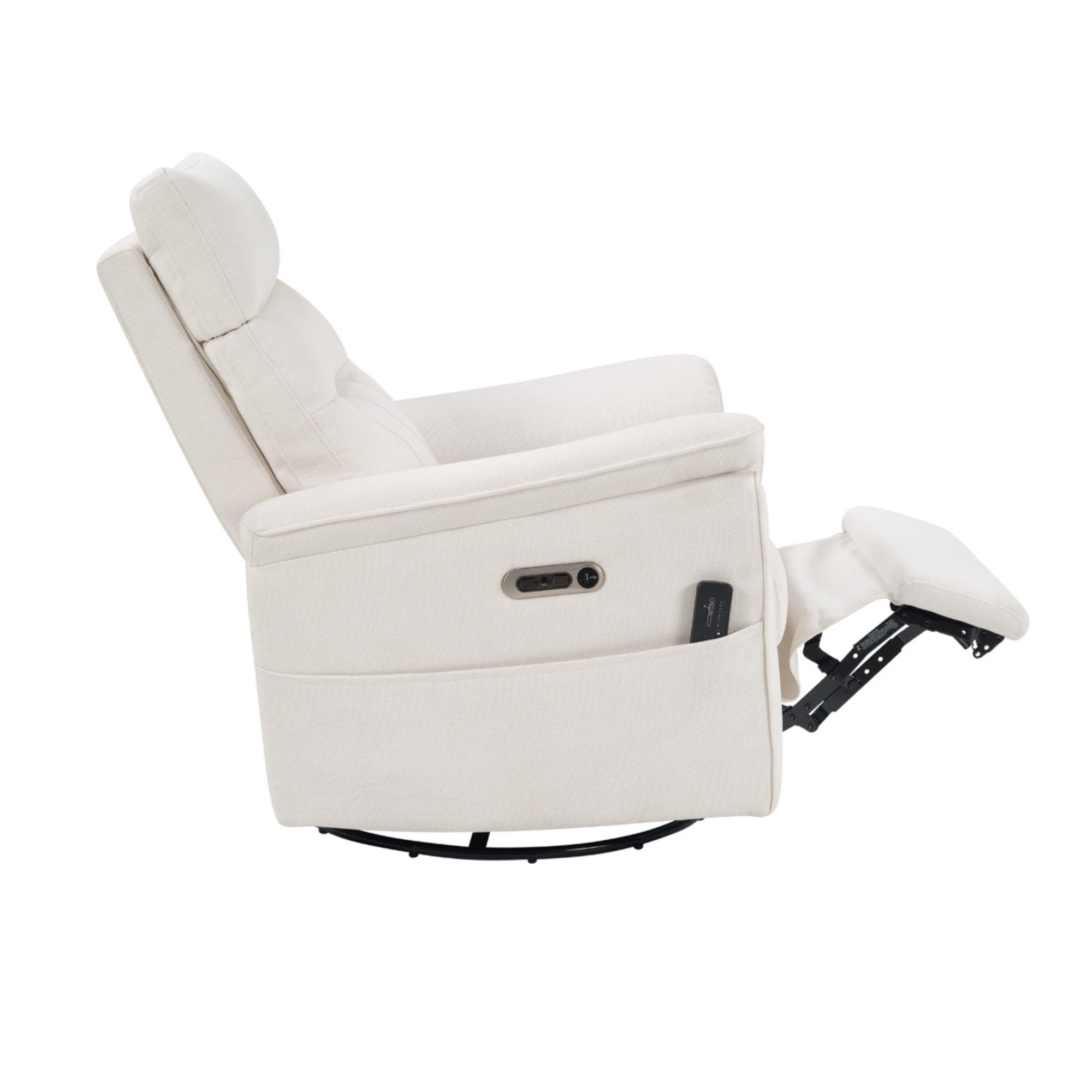 DREAM ON ME Halifax Electric Swivel Glider & Recliner with Massage
