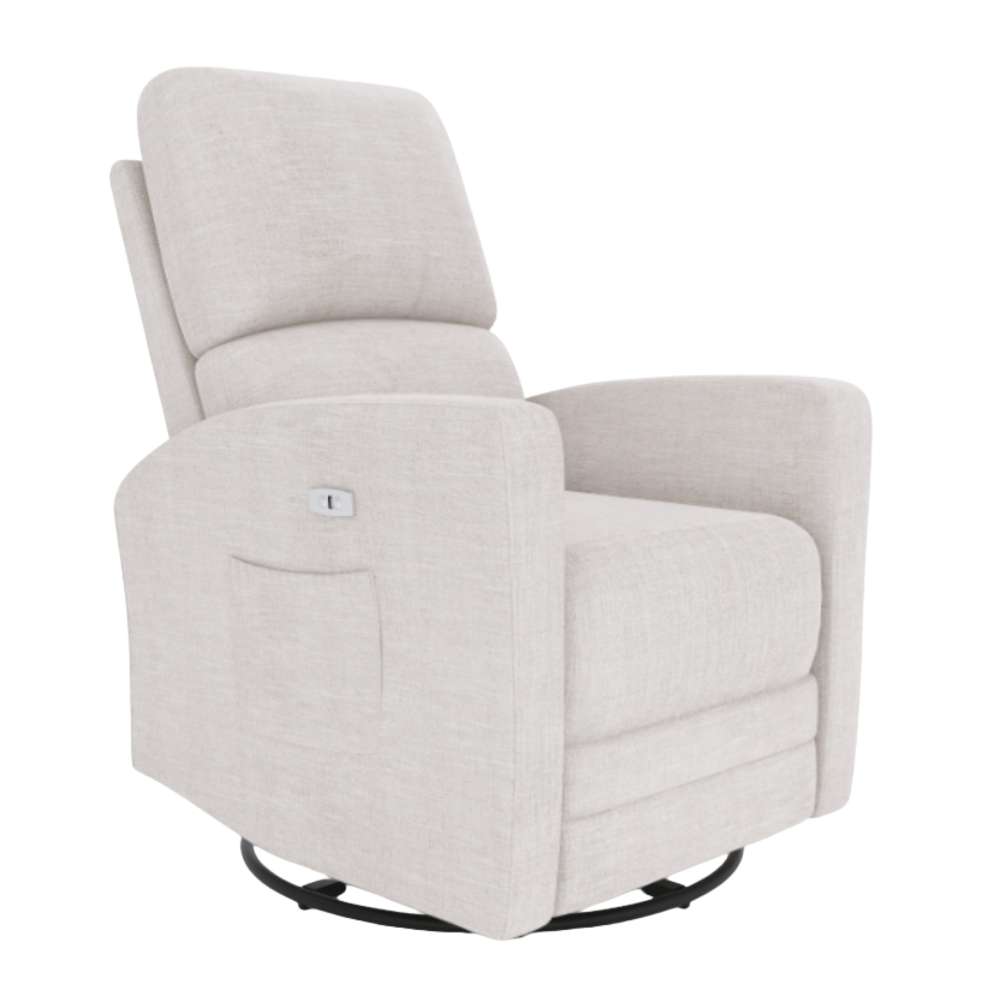 DREAM ON ME Habana Electric Swivel Glider & Recliner with Footrest
