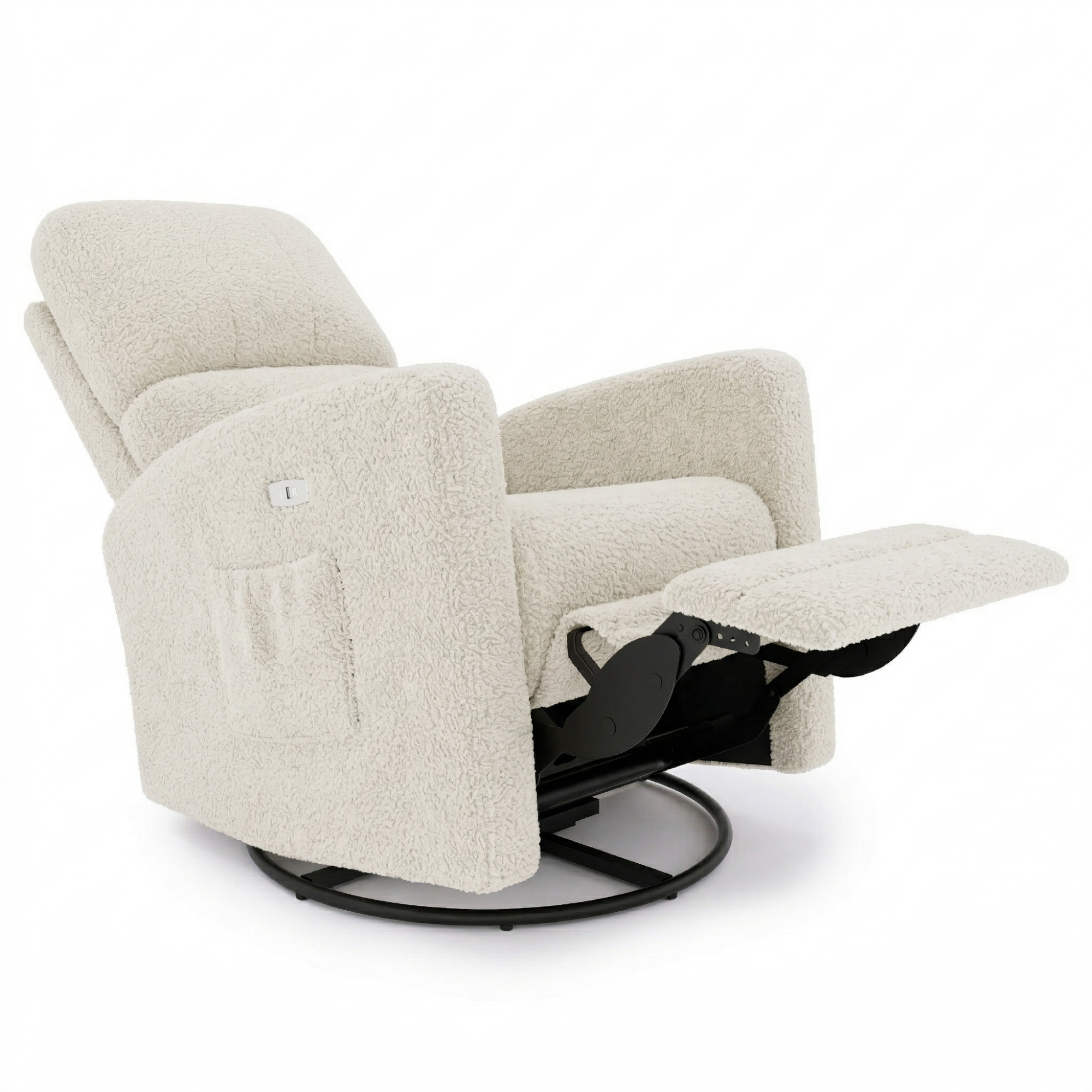 DREAM ON ME Habana Electric Swivel Glider & Recliner with Footrest