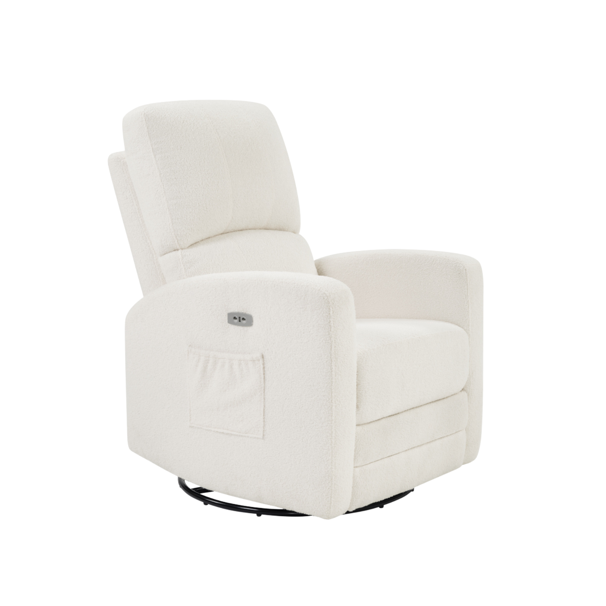 DREAM ON ME Habana Electric Swivel Glider & Recliner with Footrest