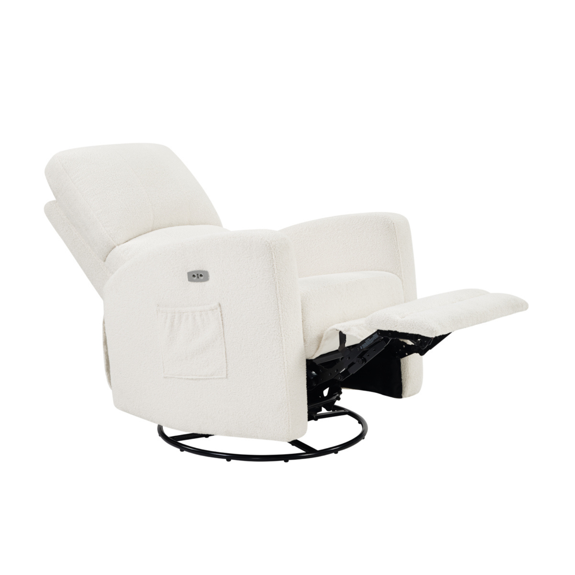 DREAM ON ME Habana Electric Swivel Glider & Recliner with Footrest