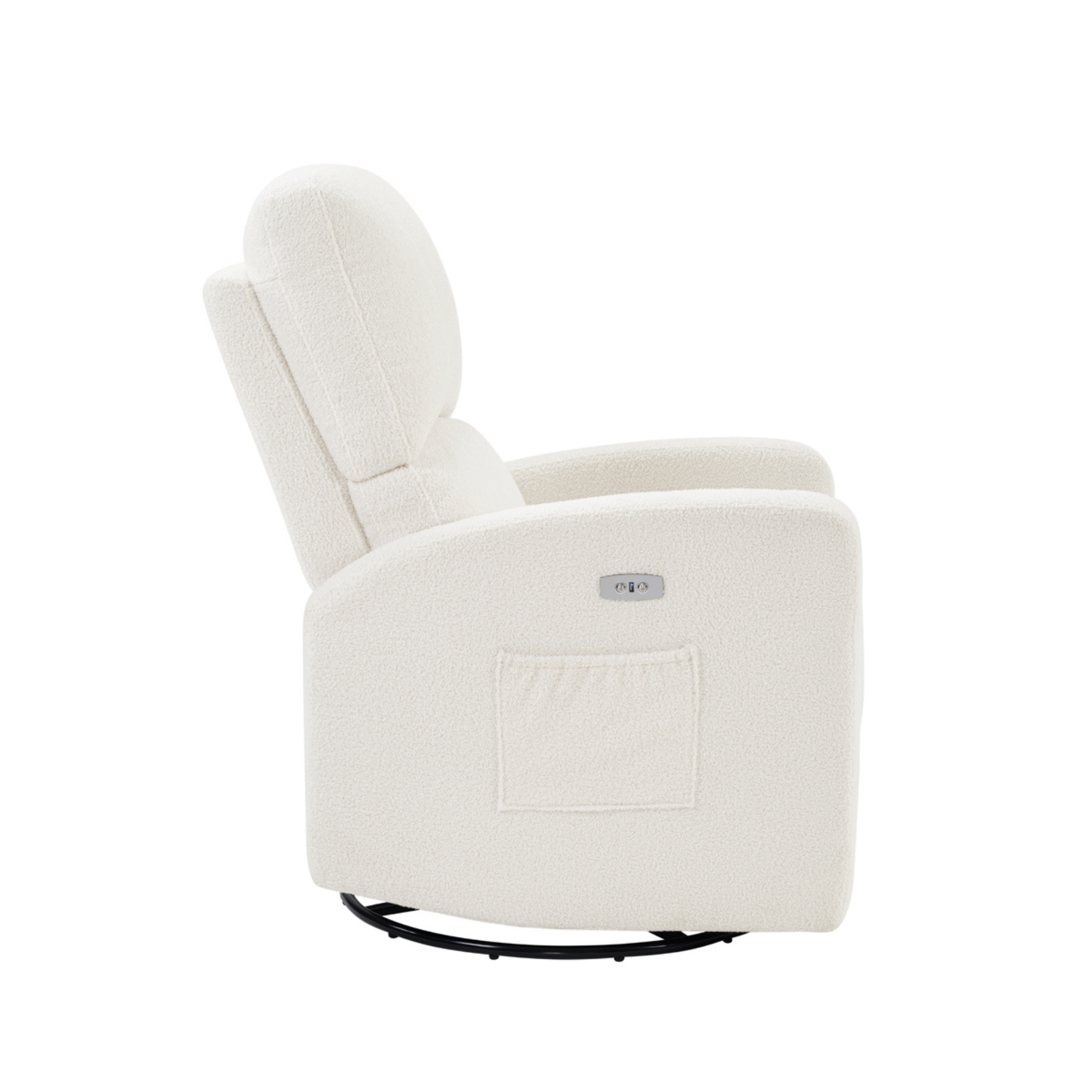 DREAM ON ME Habana Electric Swivel Glider & Recliner with Footrest