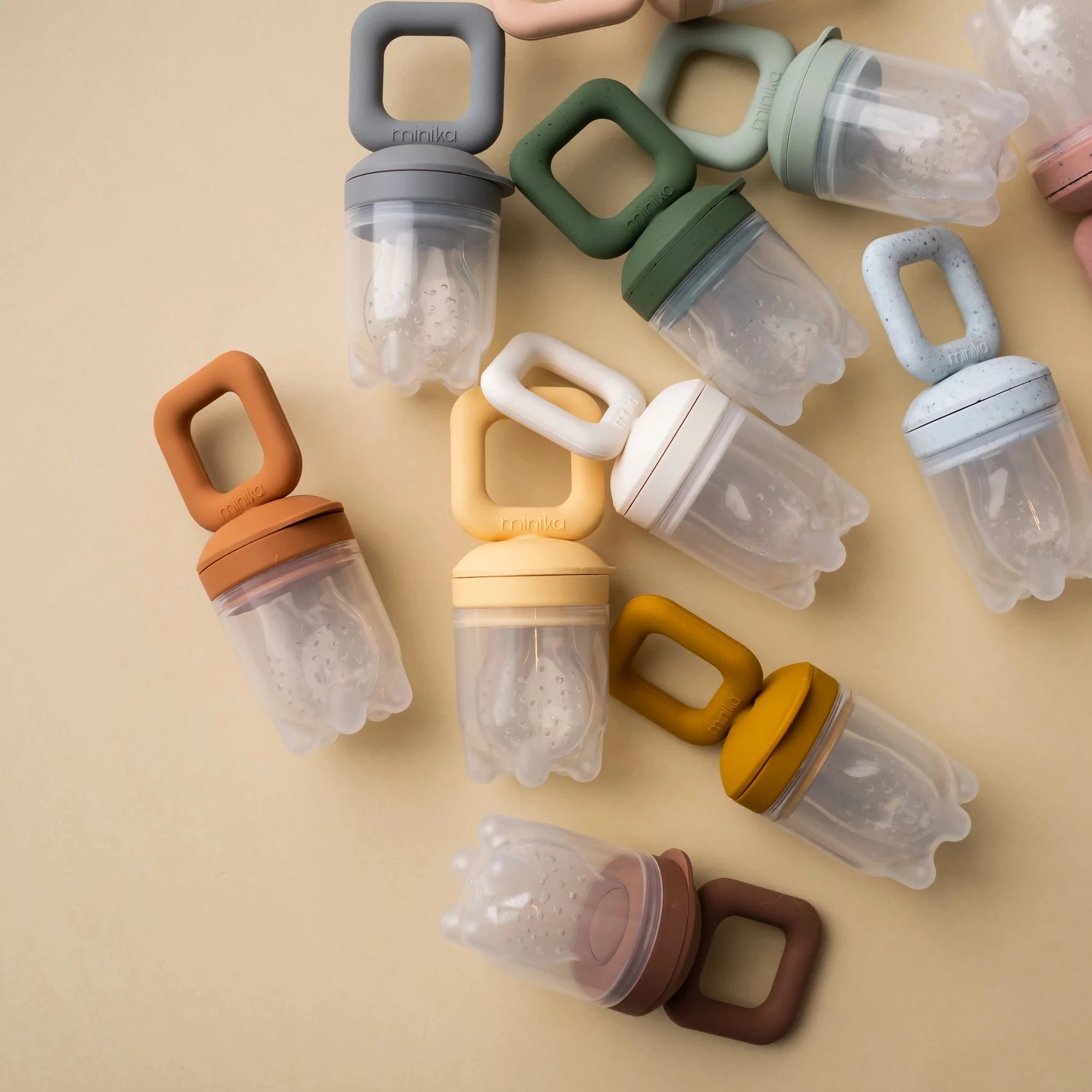 MINIKA Silicone Feeder Teether - Stone