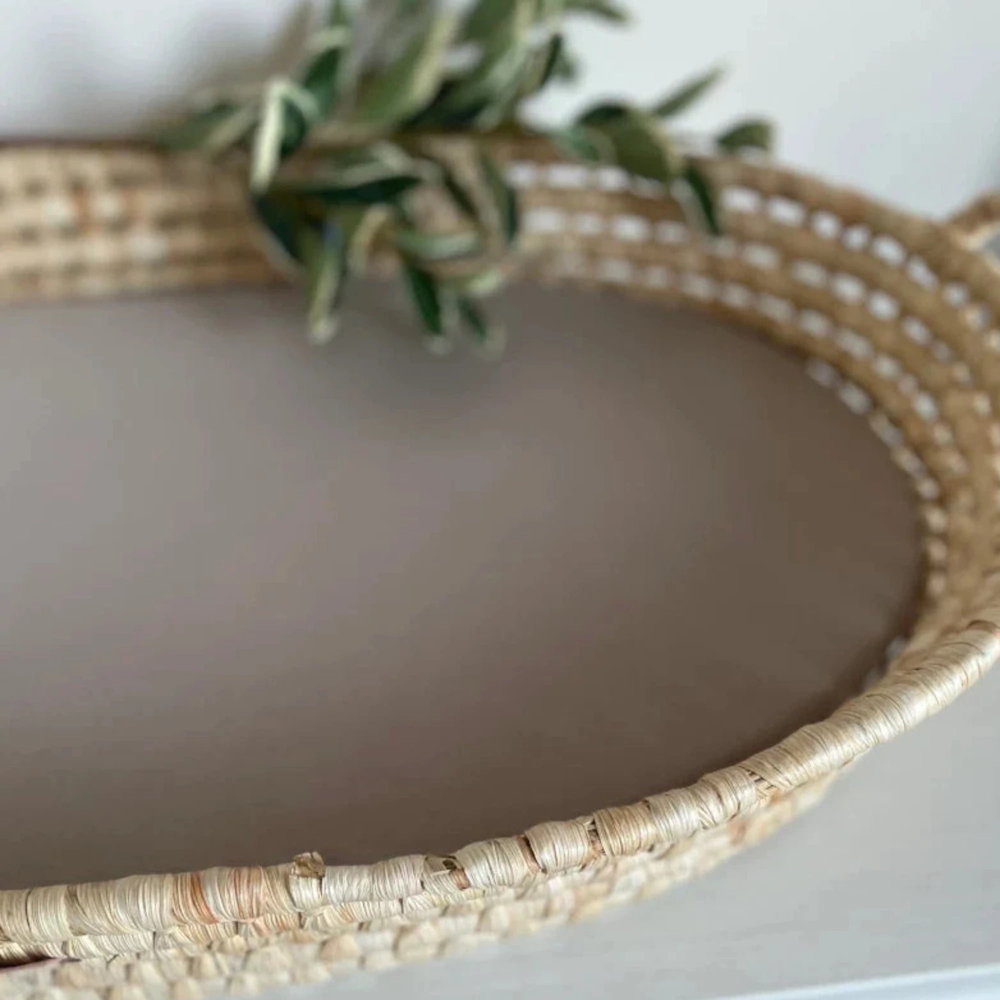 MUST BE BABY Moses Basket Fitted Sheet / Changing Basket Mattress Cover