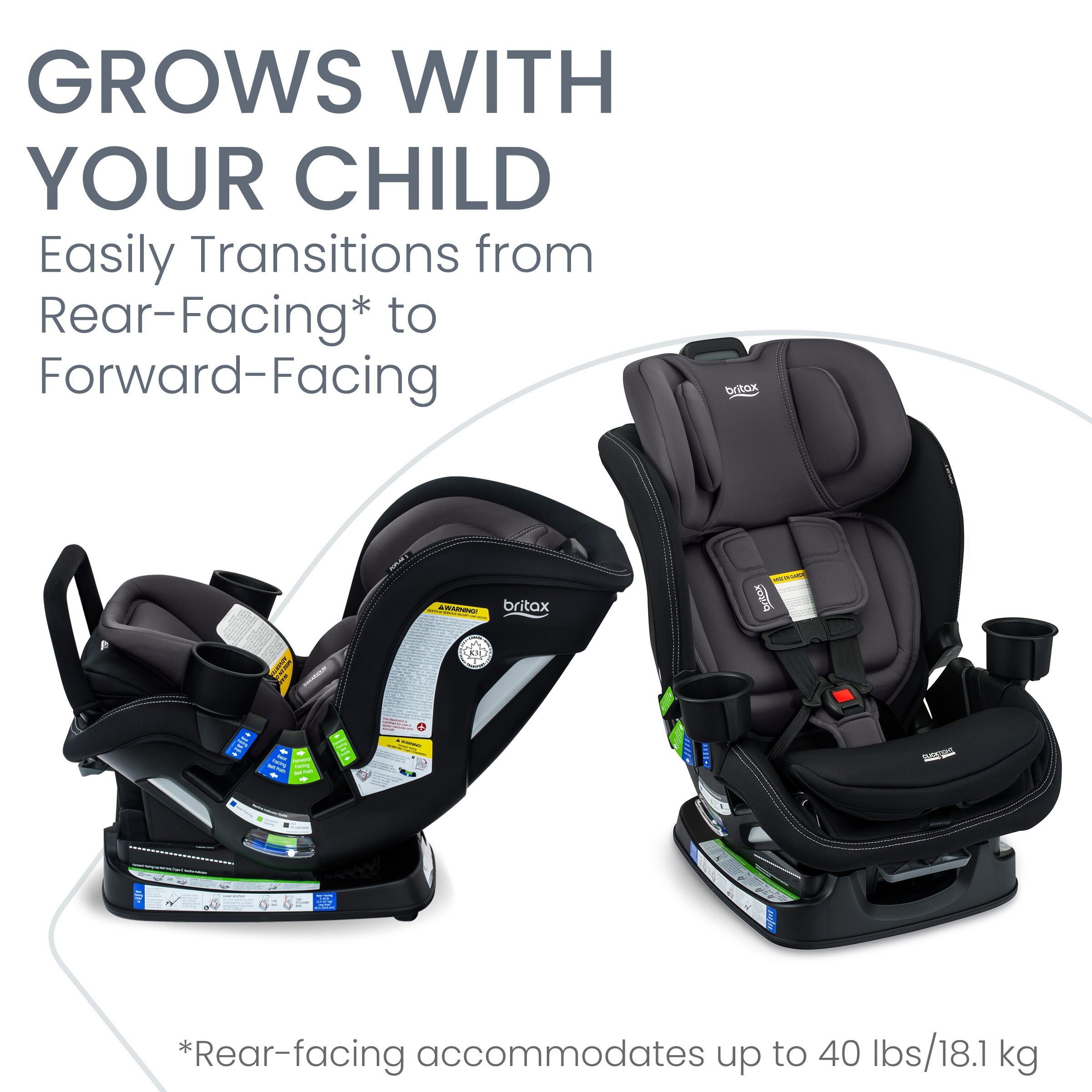 britax car seat when to turn forward Britax | Poplar S Convertible Car Seat