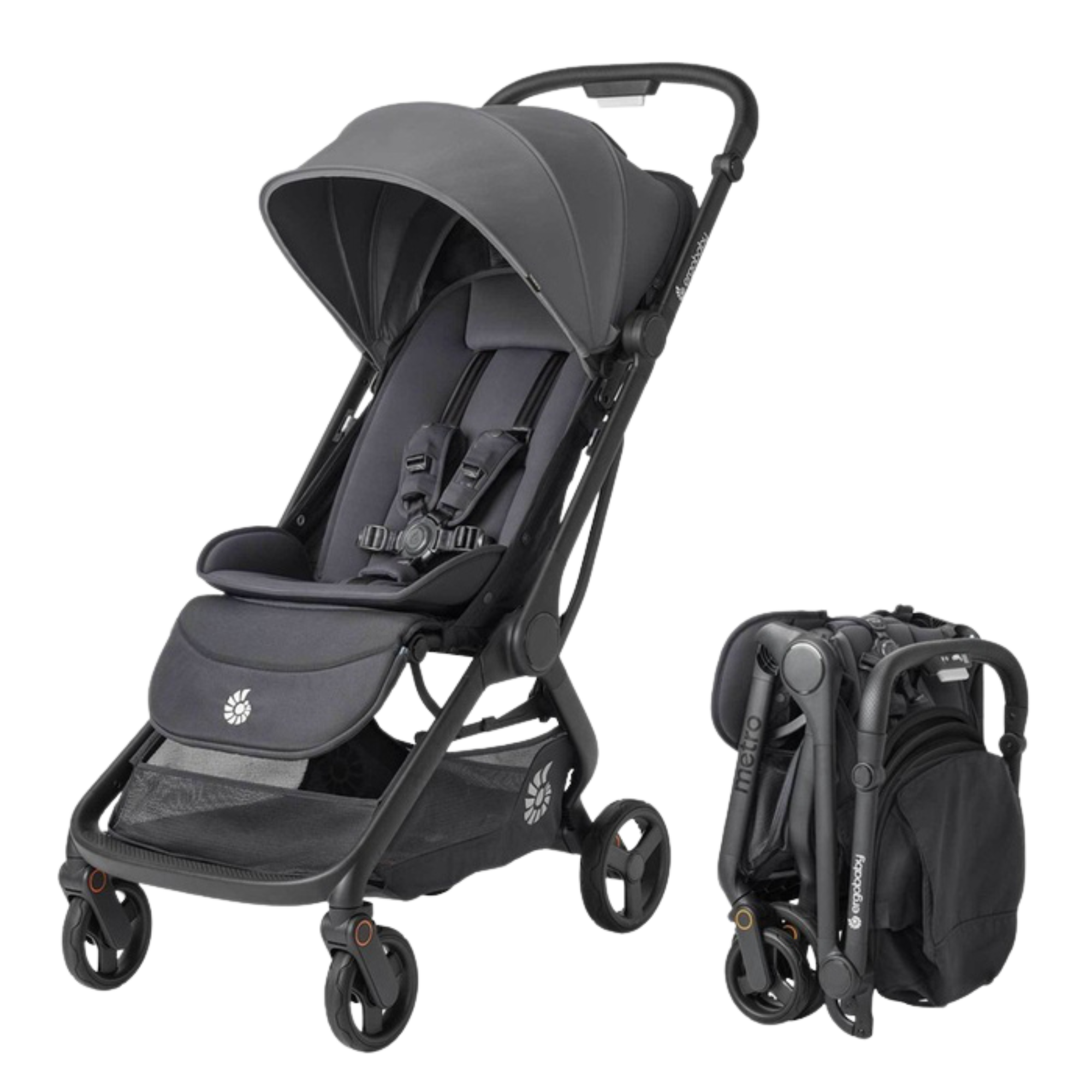 Poussette compacte ERGOBABY Metro 3 - Gris graphite
