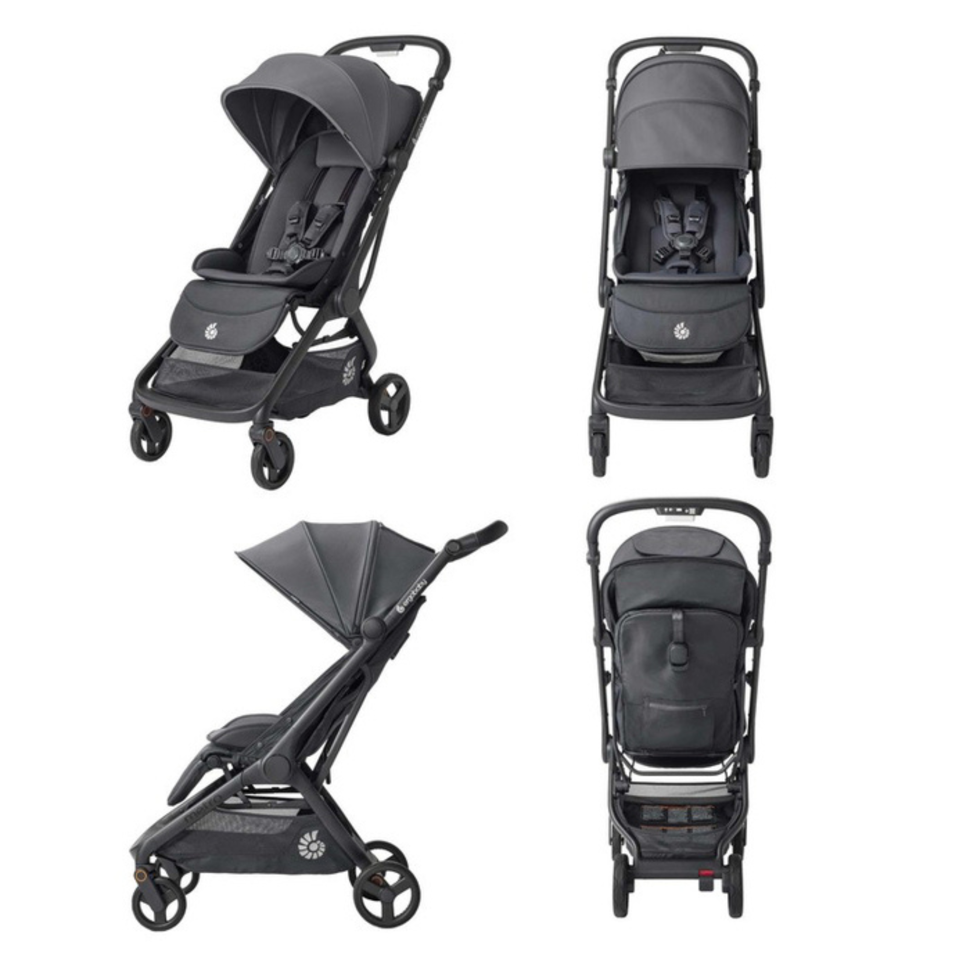 Poussette compacte ERGOBABY Metro 3 - Gris graphite