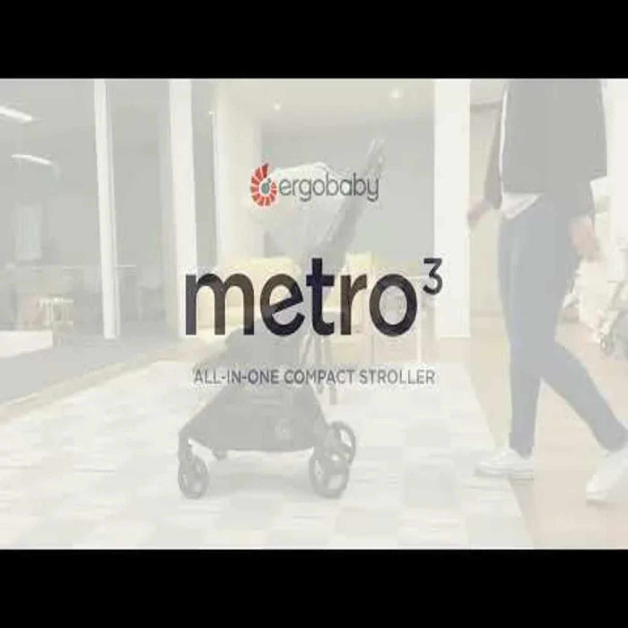 Poussette compacte ERGOBABY Metro 3 - Gris graphite