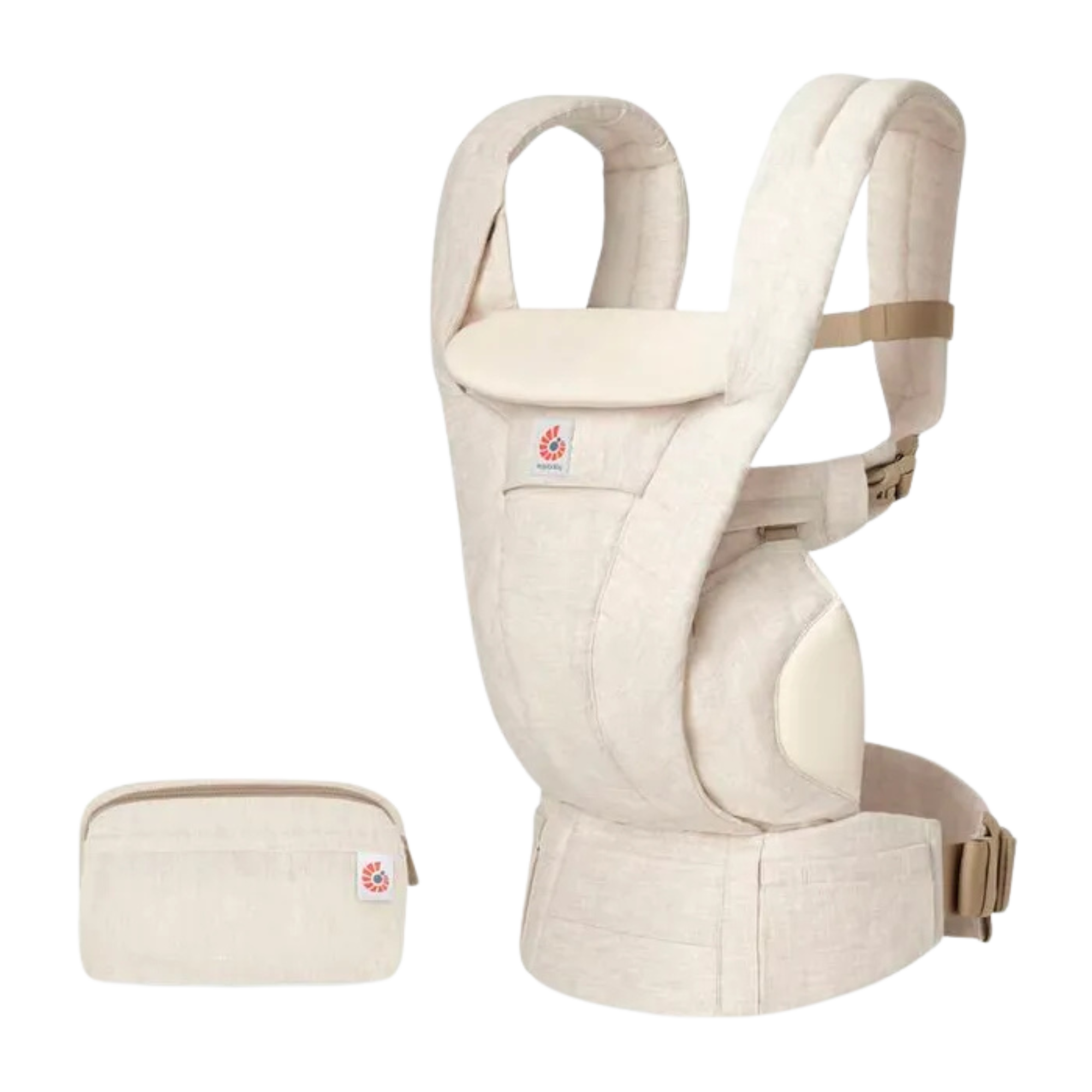 beige ergobaby carrier ERGOBABY |Omni Deluxe Linen Carrier |Baby Carrier| Kido Bebe