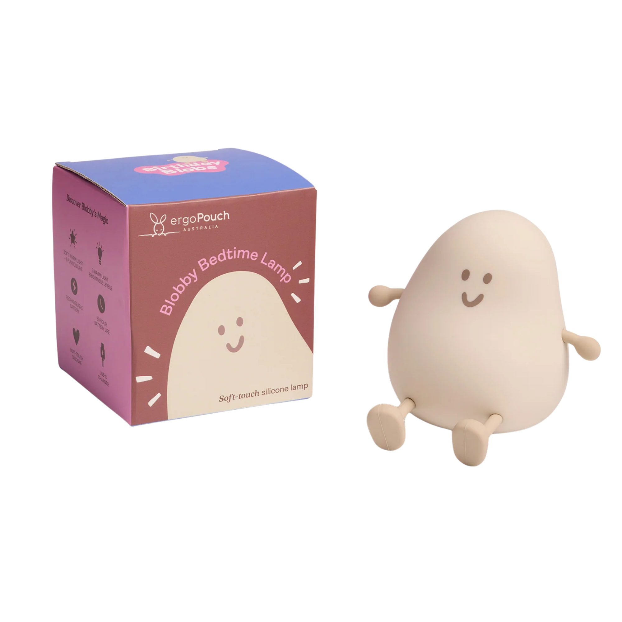 ERGOPOUCH Blobby the Bedtime Lamp - Taupe