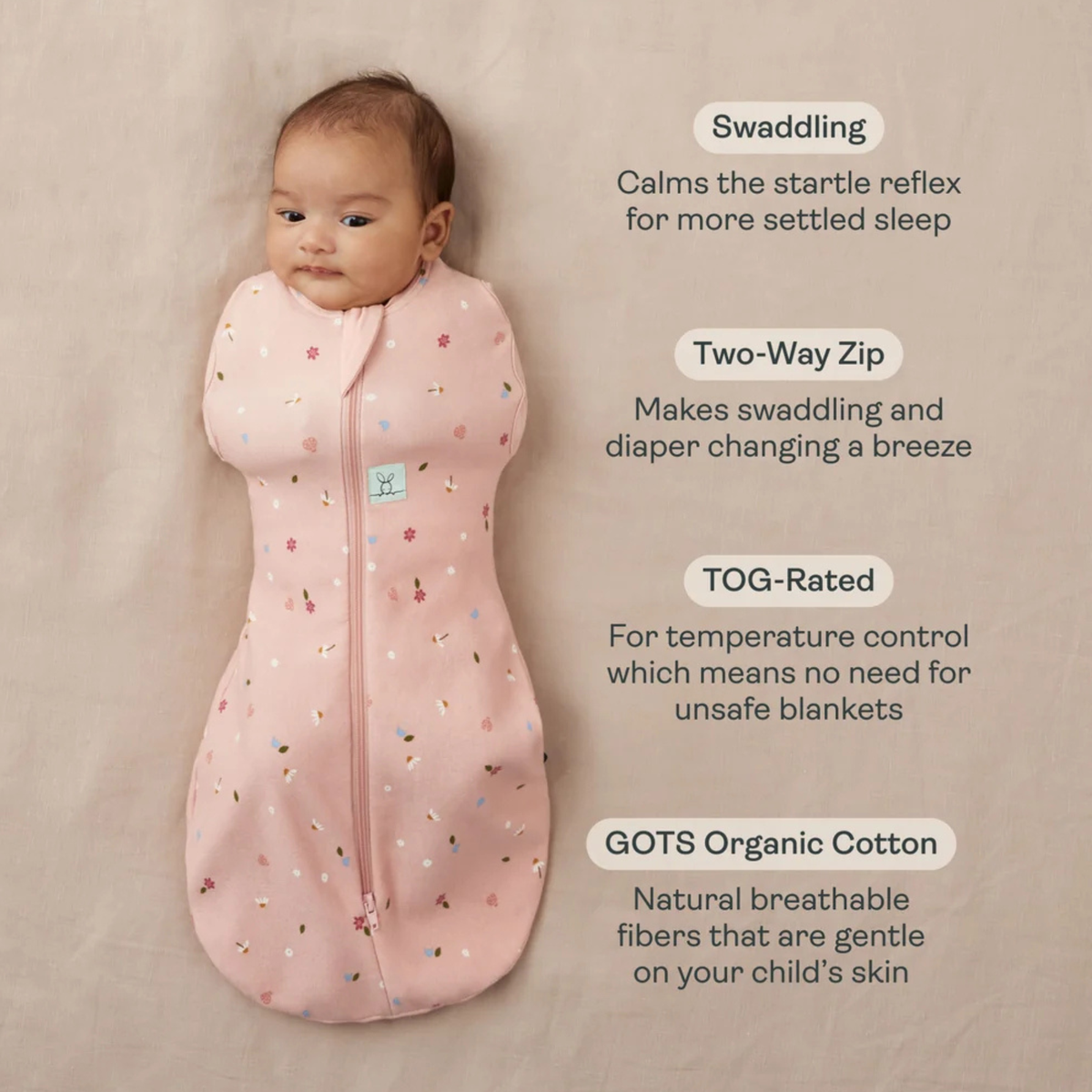 ERGOPOUCH Cocoon Swaddle Bag - Savannah