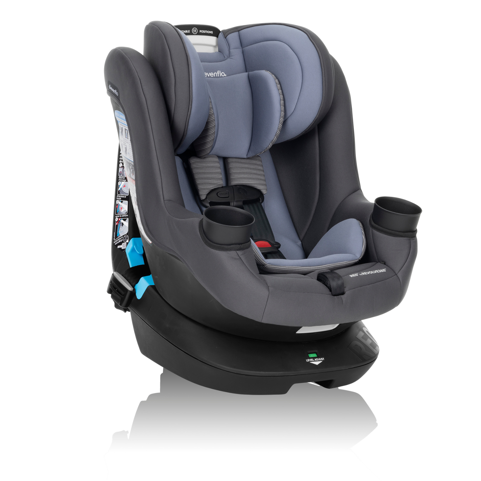 EVENFLO REO by Revolve360 Rotational Convertible Car Seat - Brookline