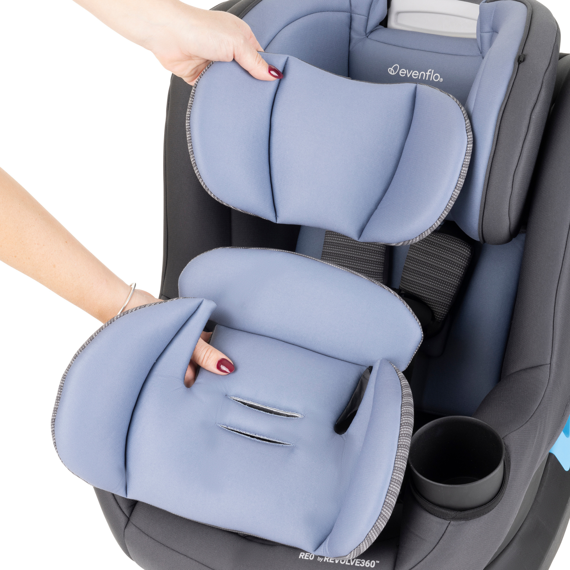 EVENFLO REO by Revolve360 Rotational Convertible Car Seat - Brookline