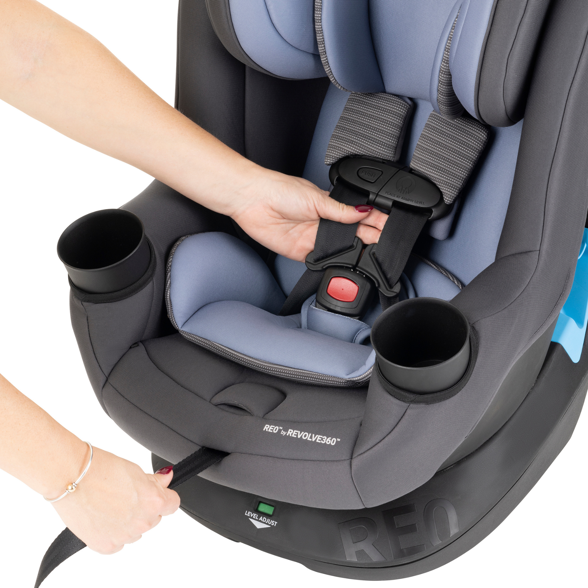 EVENFLO REO by Revolve360 Rotational Convertible Car Seat - Brookline