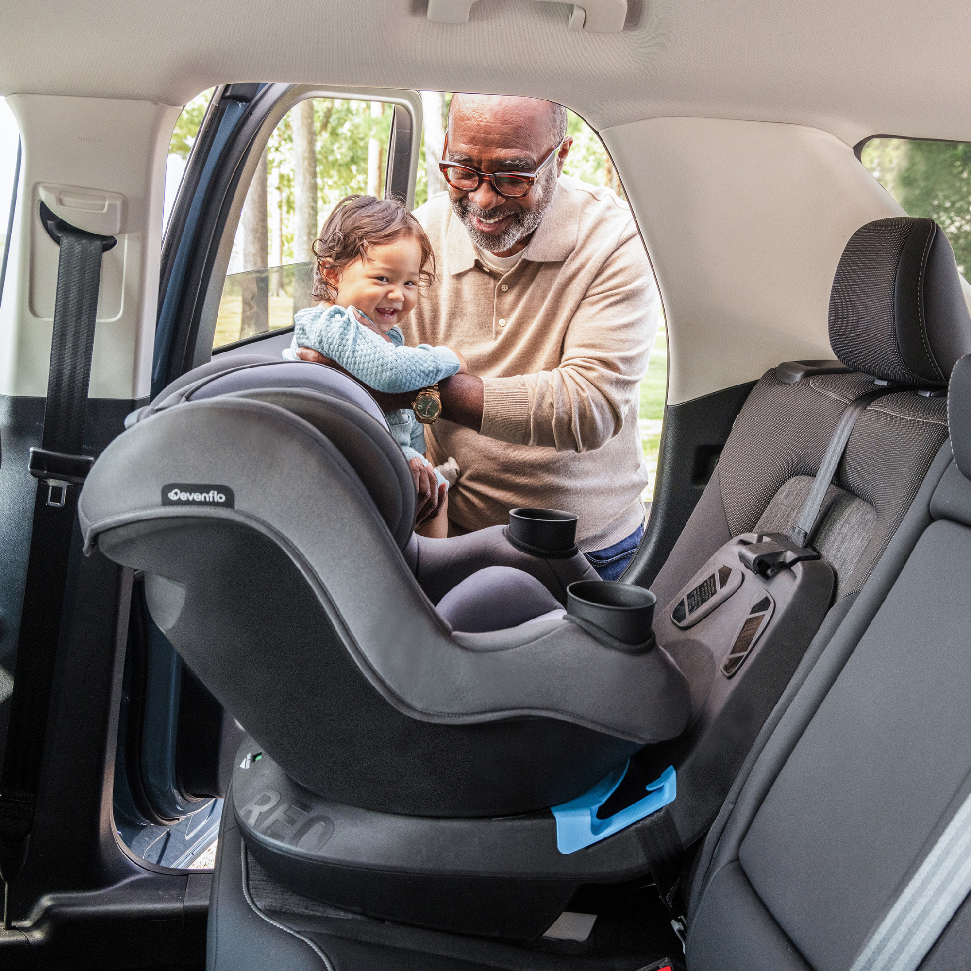 EVENFLO REO by Revolve360 Rotational Convertible Car Seat - Brookline
