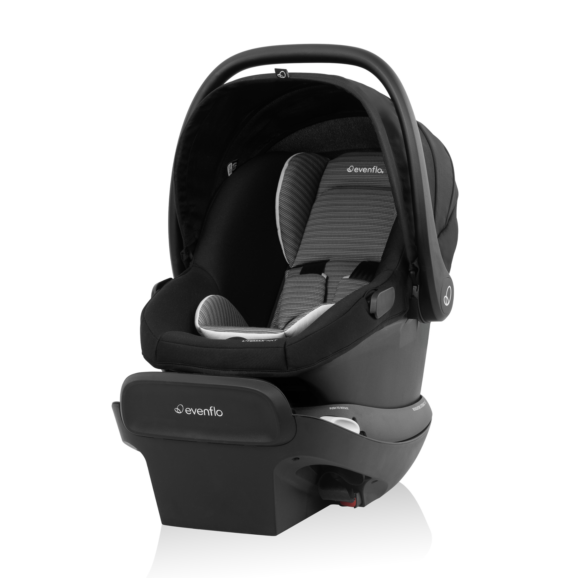 EVENFLO Revolve180 LiteMax Rotational Infant Car Seat - Cinder Grey