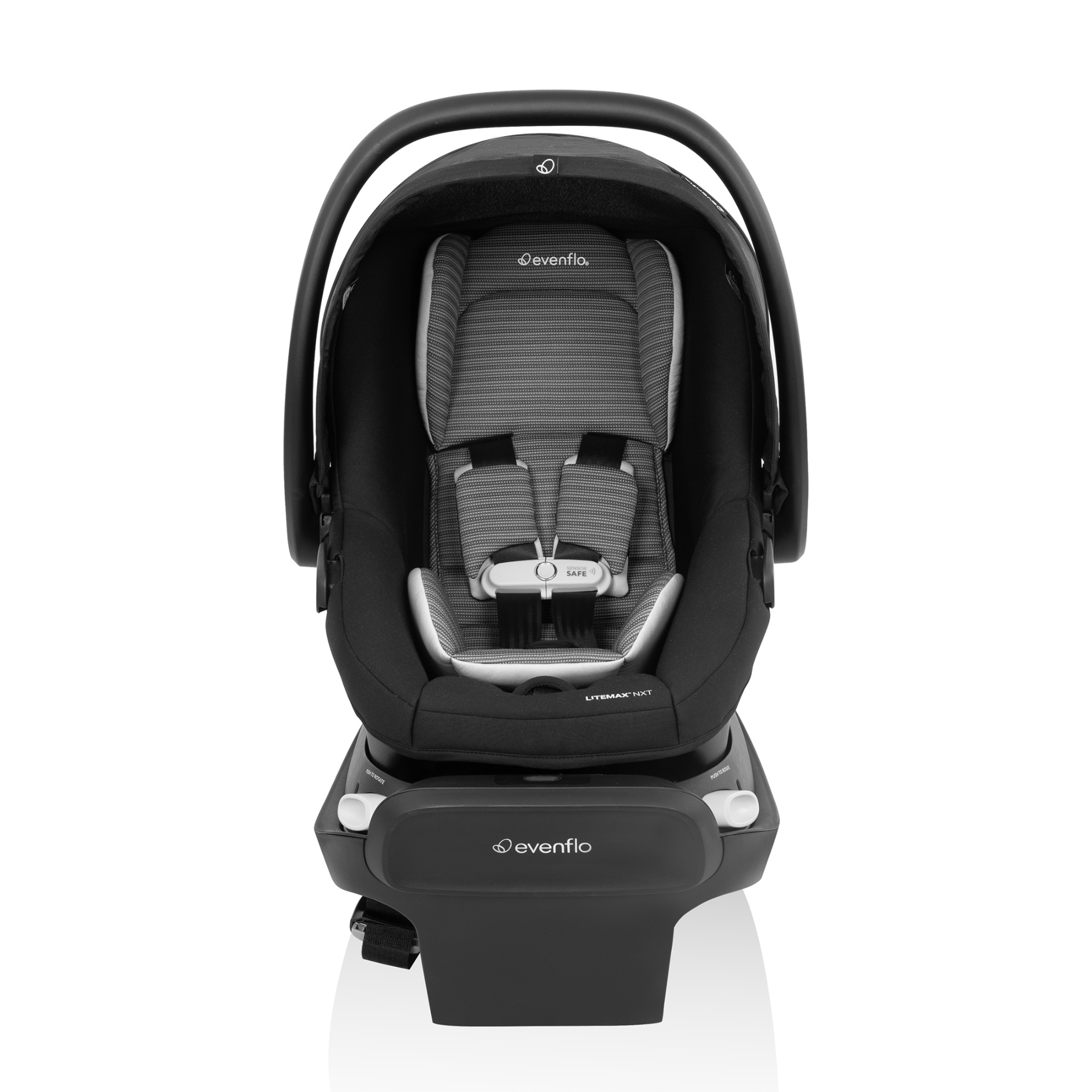 EVENFLO Revolve180 LiteMax Rotational Infant Car Seat - Cinder Grey
